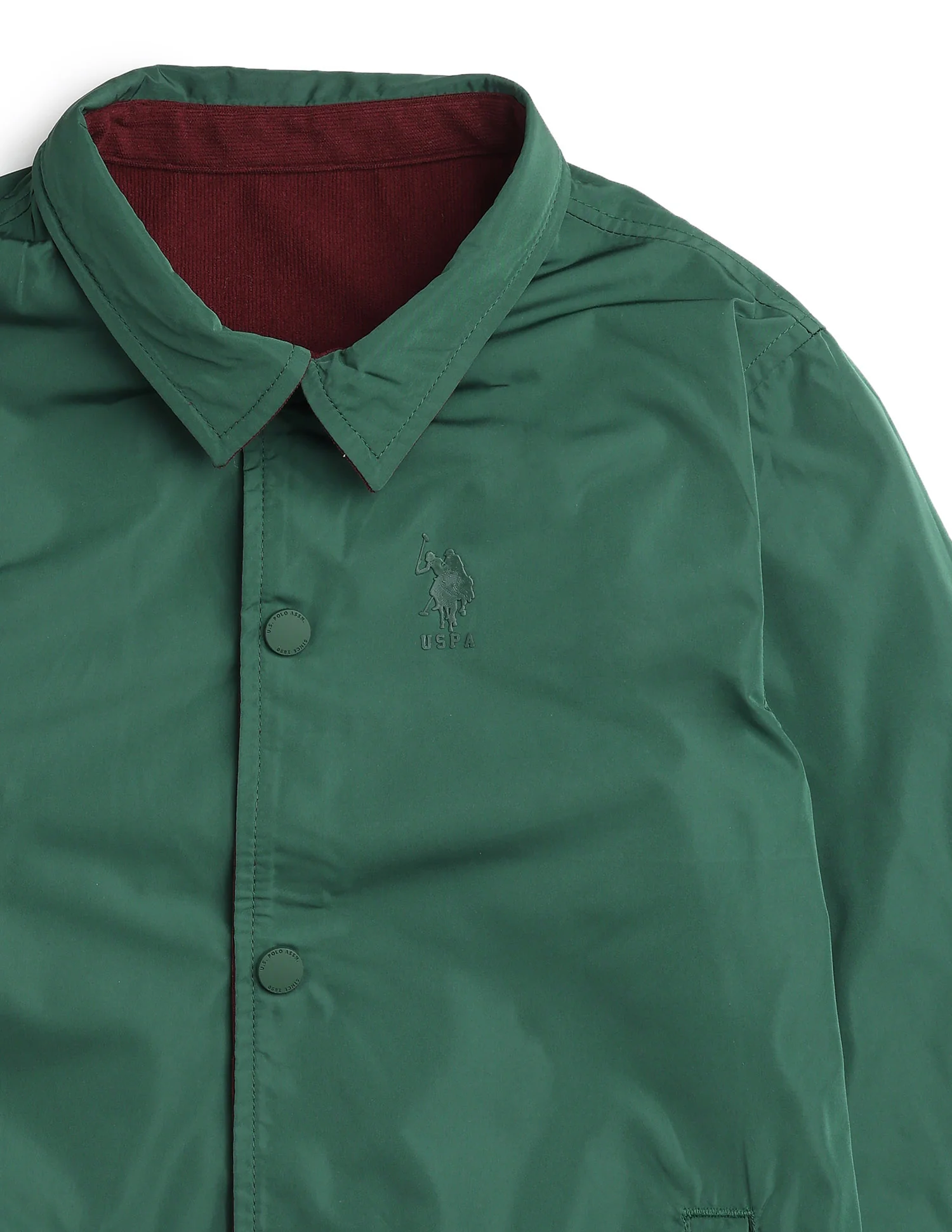 Boys Colourblocked Brand Embroidered Reversible Jacket - Image 12