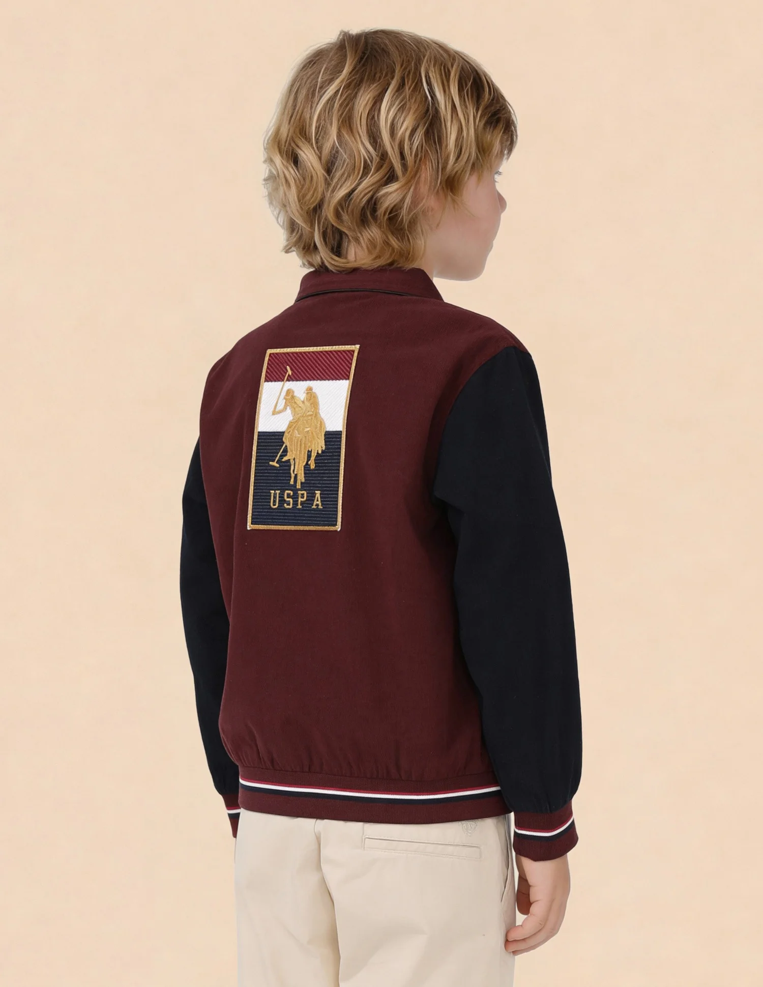 Boys Colourblocked Brand Embroidered Reversible Jacket - Image 5