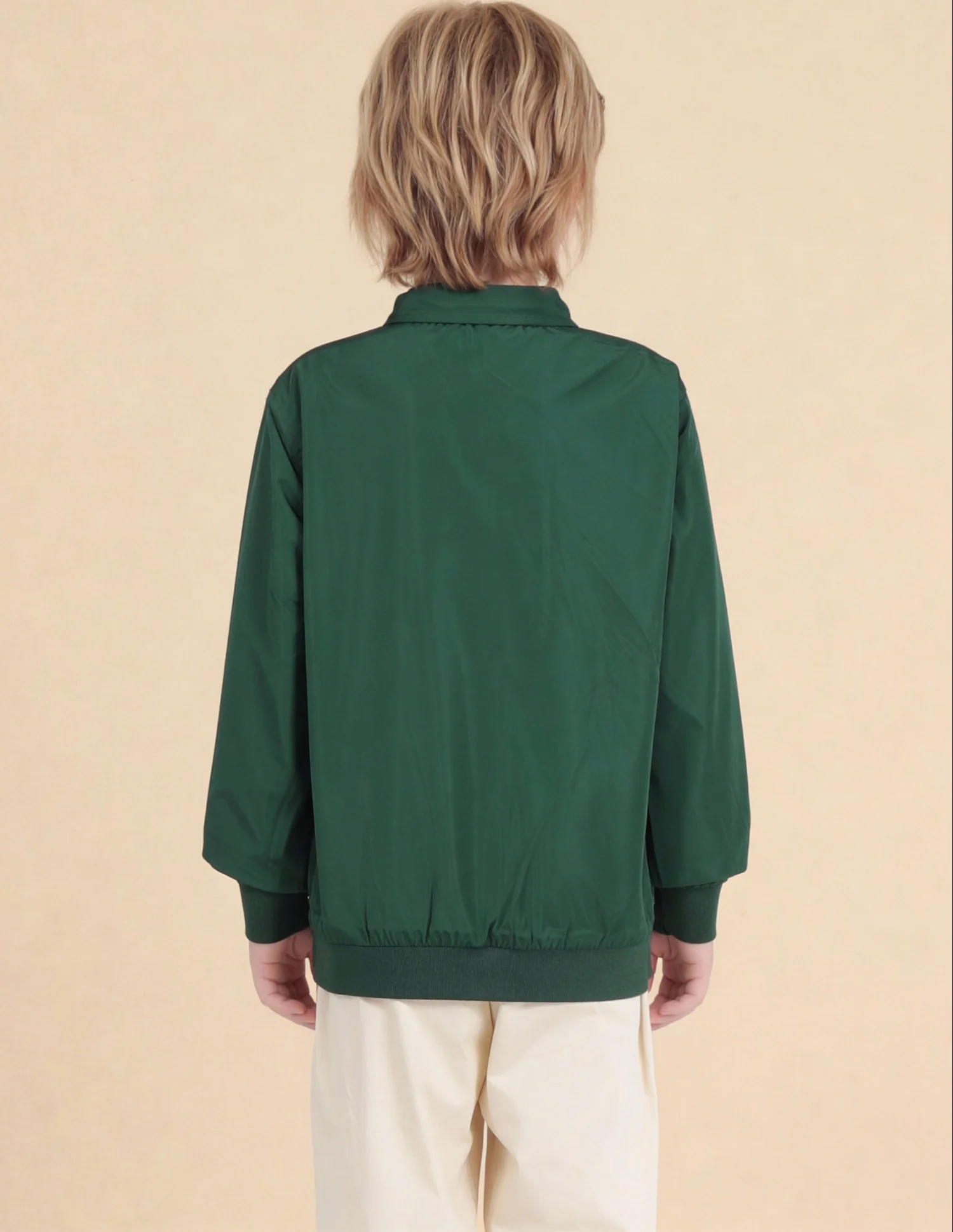 Boys Colourblocked Brand Embroidered Reversible Jacket - Image 9