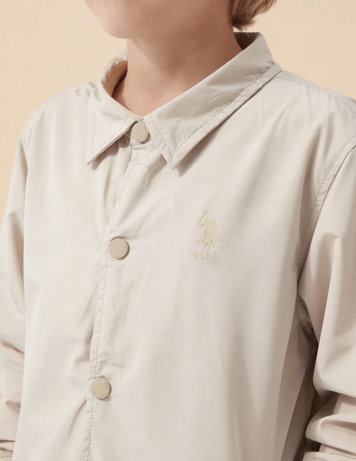 Boys Colourblocked Brand Embroidered Reversible Jacket - Image 11
