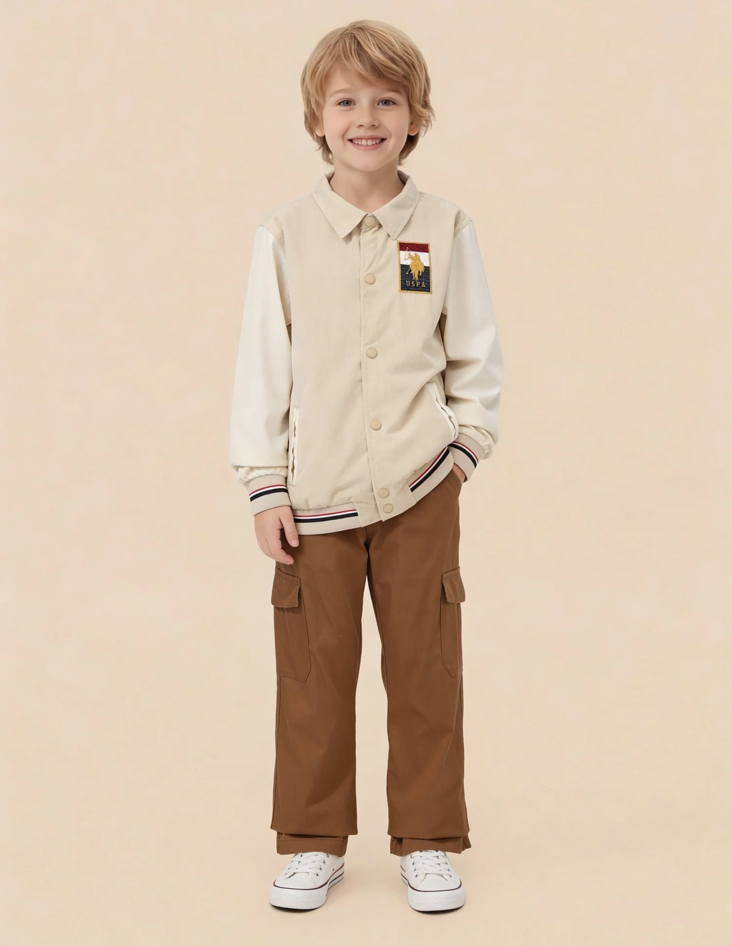 Boys Colourblocked Brand Embroidered Reversible Jacket - Image 3