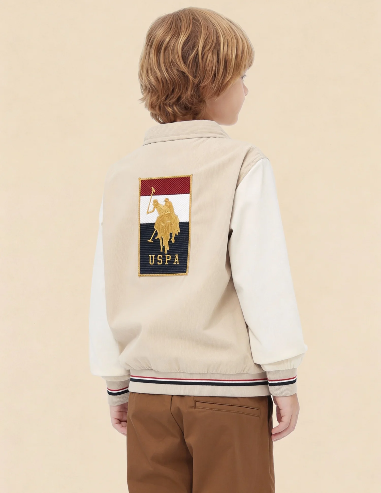 Boys Colourblocked Brand Embroidered Reversible Jacket - Image 5