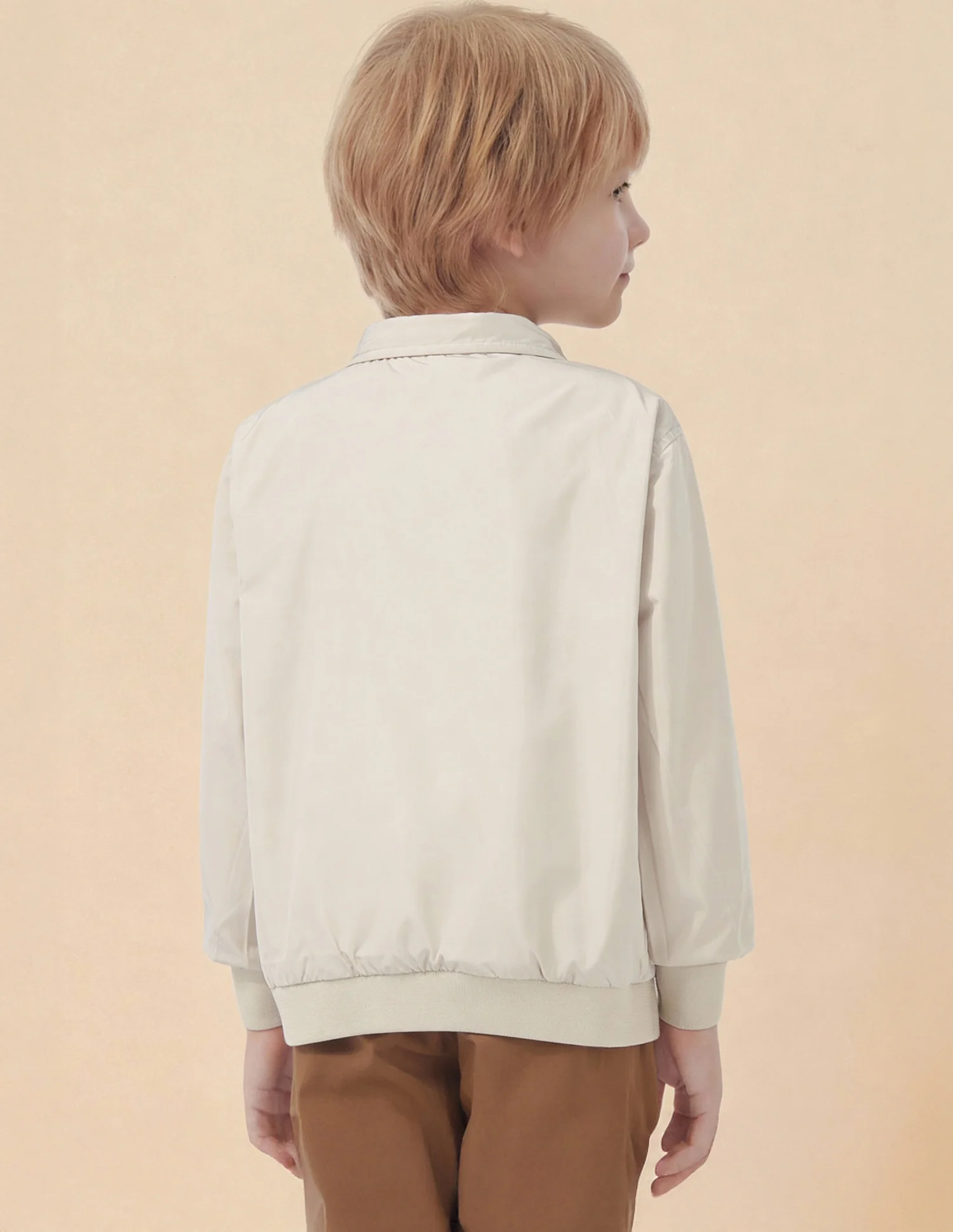 Boys Colourblocked Brand Embroidered Reversible Jacket - Image 9