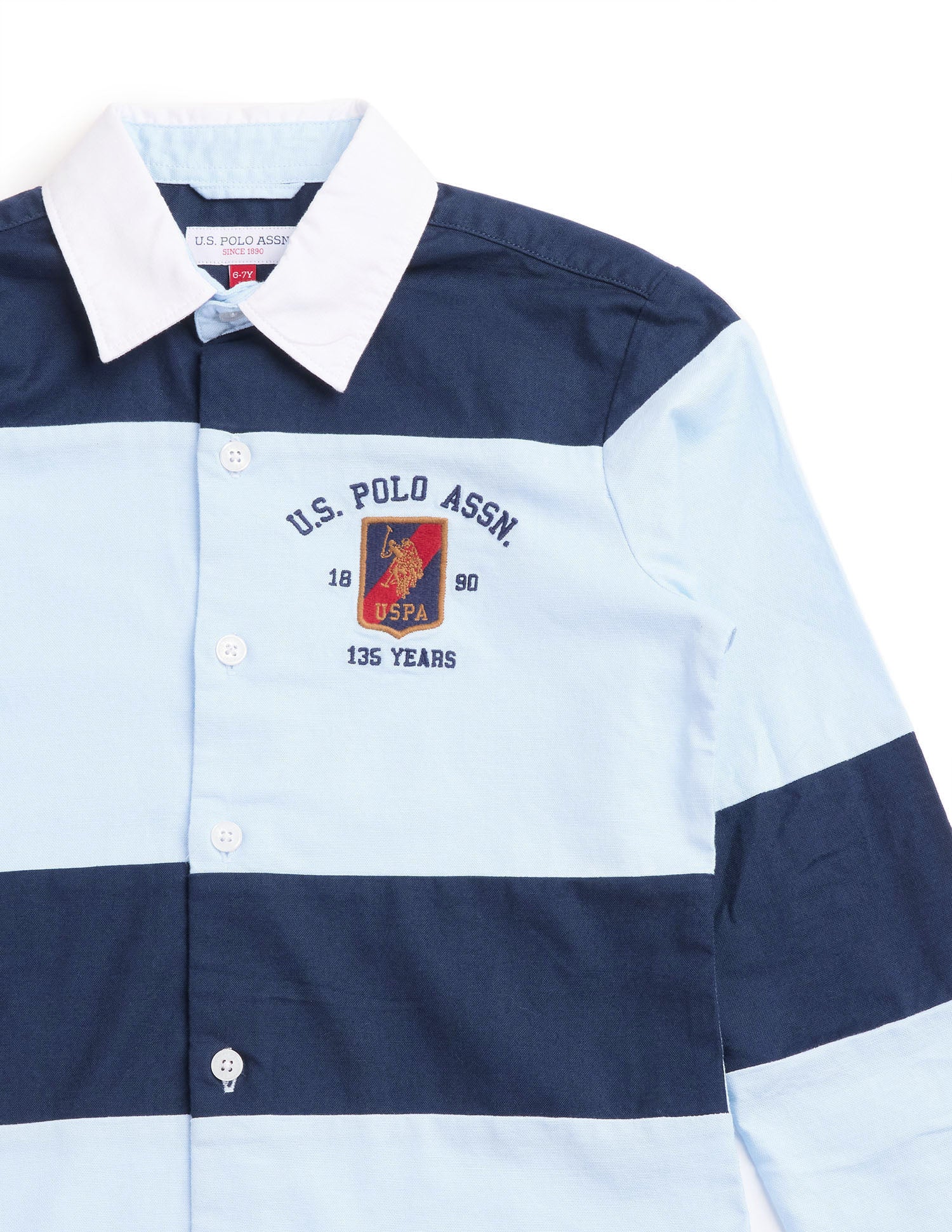 Boys Colourblocked Oxford Shirt - Image 9