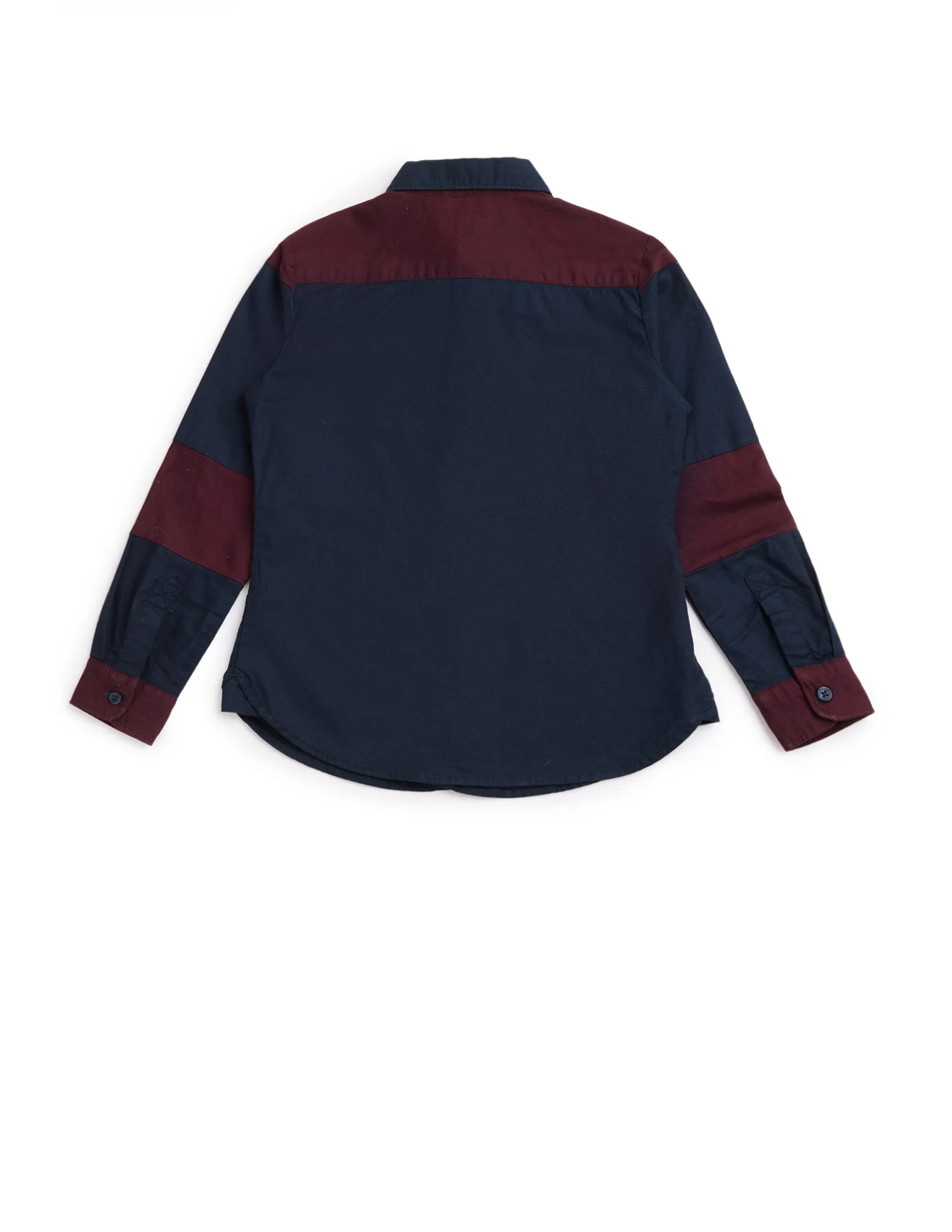 Boys Colourblocked Oxford Shirt - Image 8