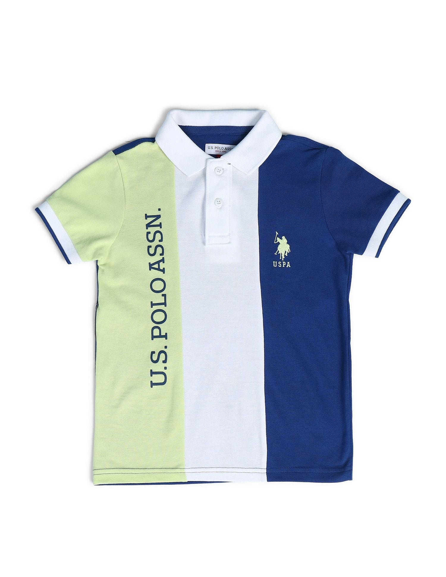 Boys Colourblocked Polo Shirt - Image 5