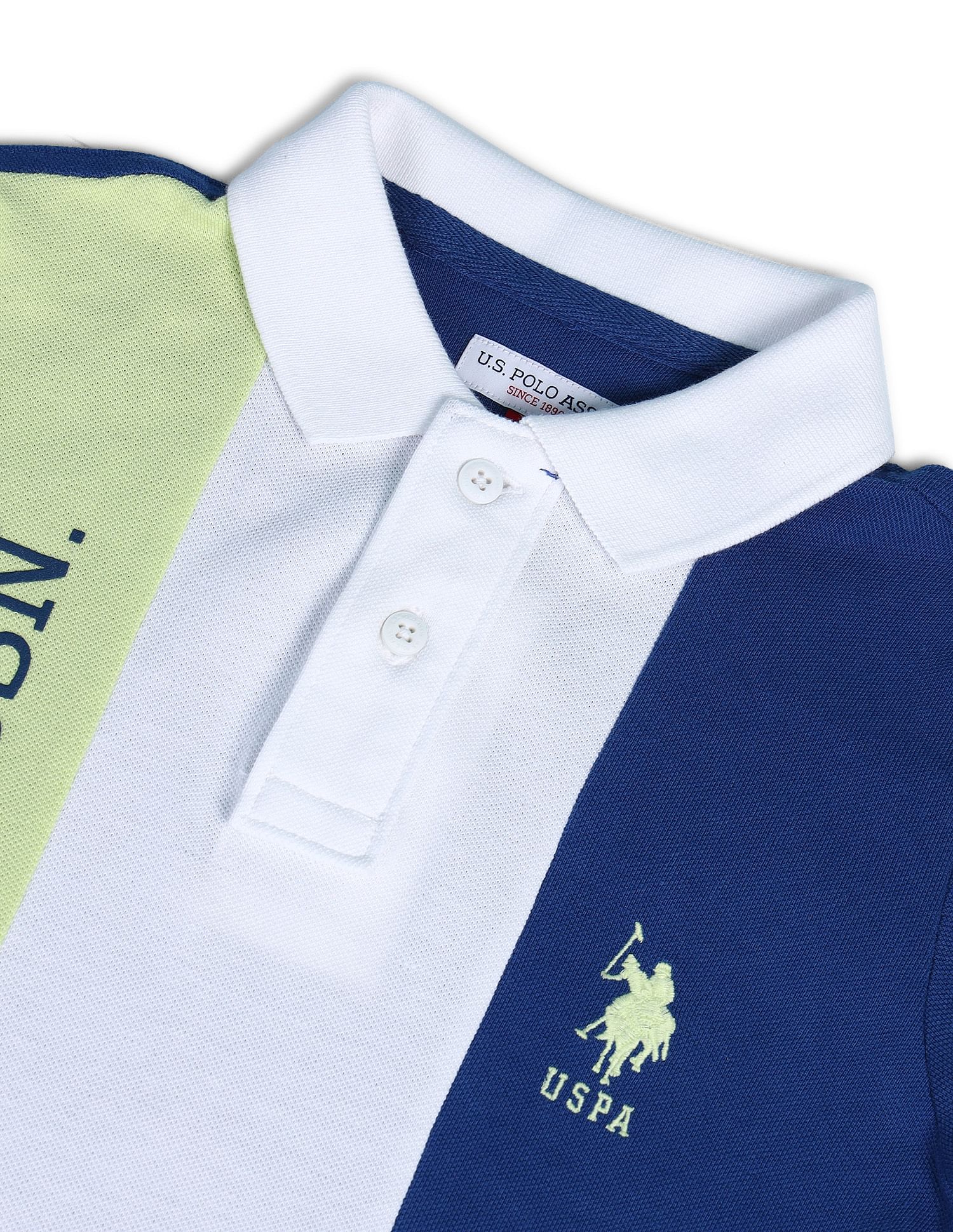 Boys Colourblocked Polo Shirt - Image 7