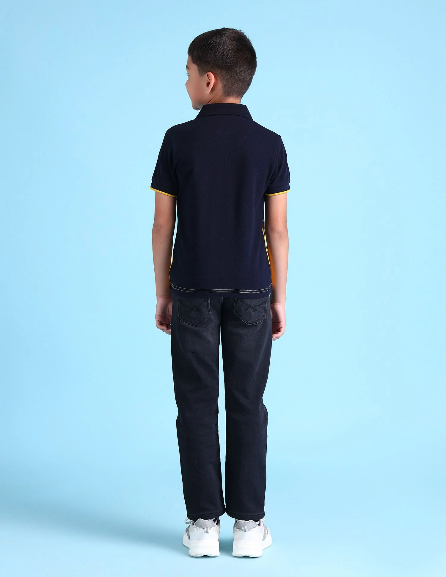 Boys Colourblocked Polo Shirt - Image 4