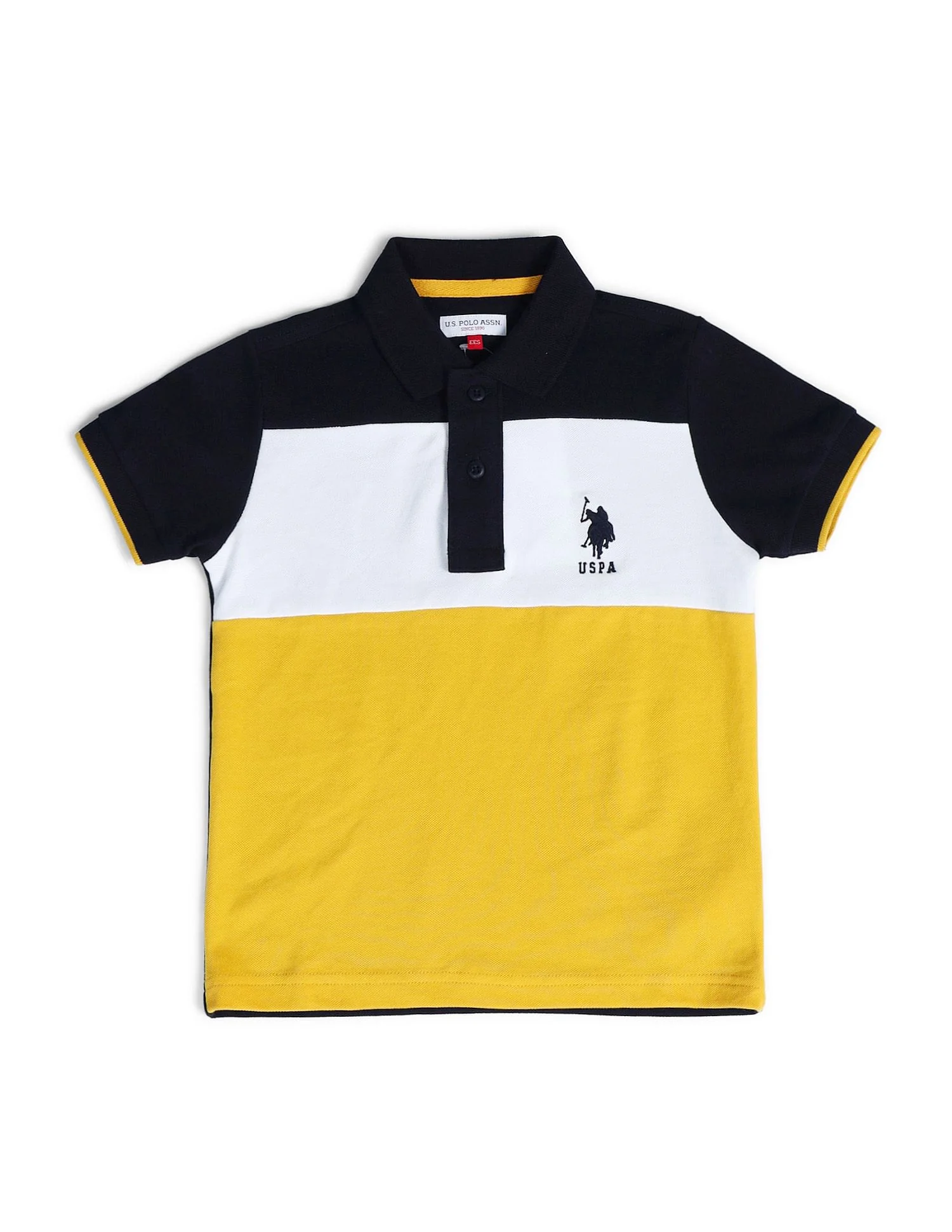Boys Colourblocked Polo Shirt - Image 5