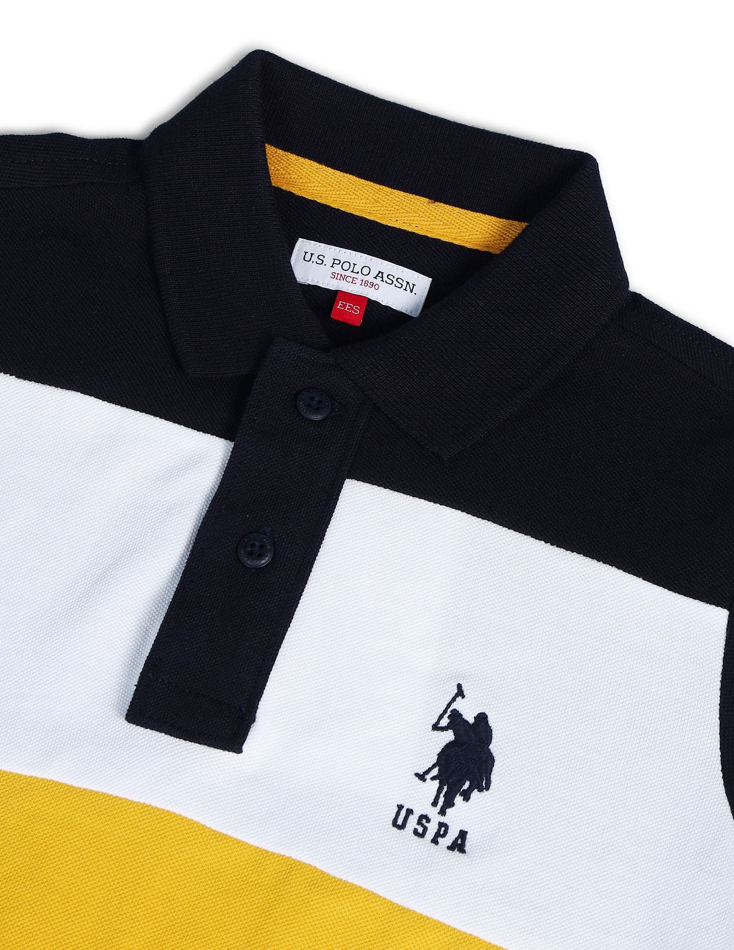 Boys Colourblocked Polo Shirt - Image 7