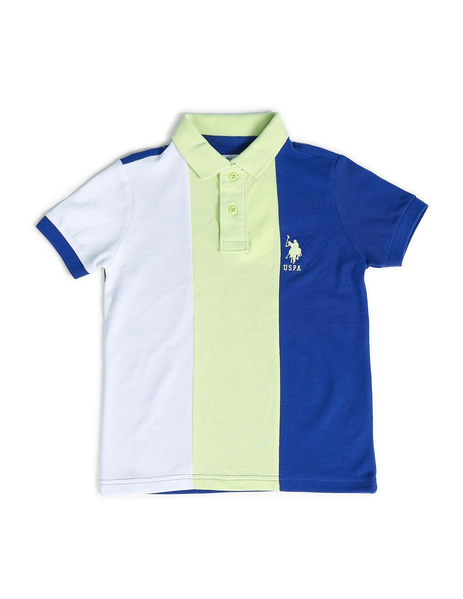 Boys Colourblocked Polo Shirt - Image 5