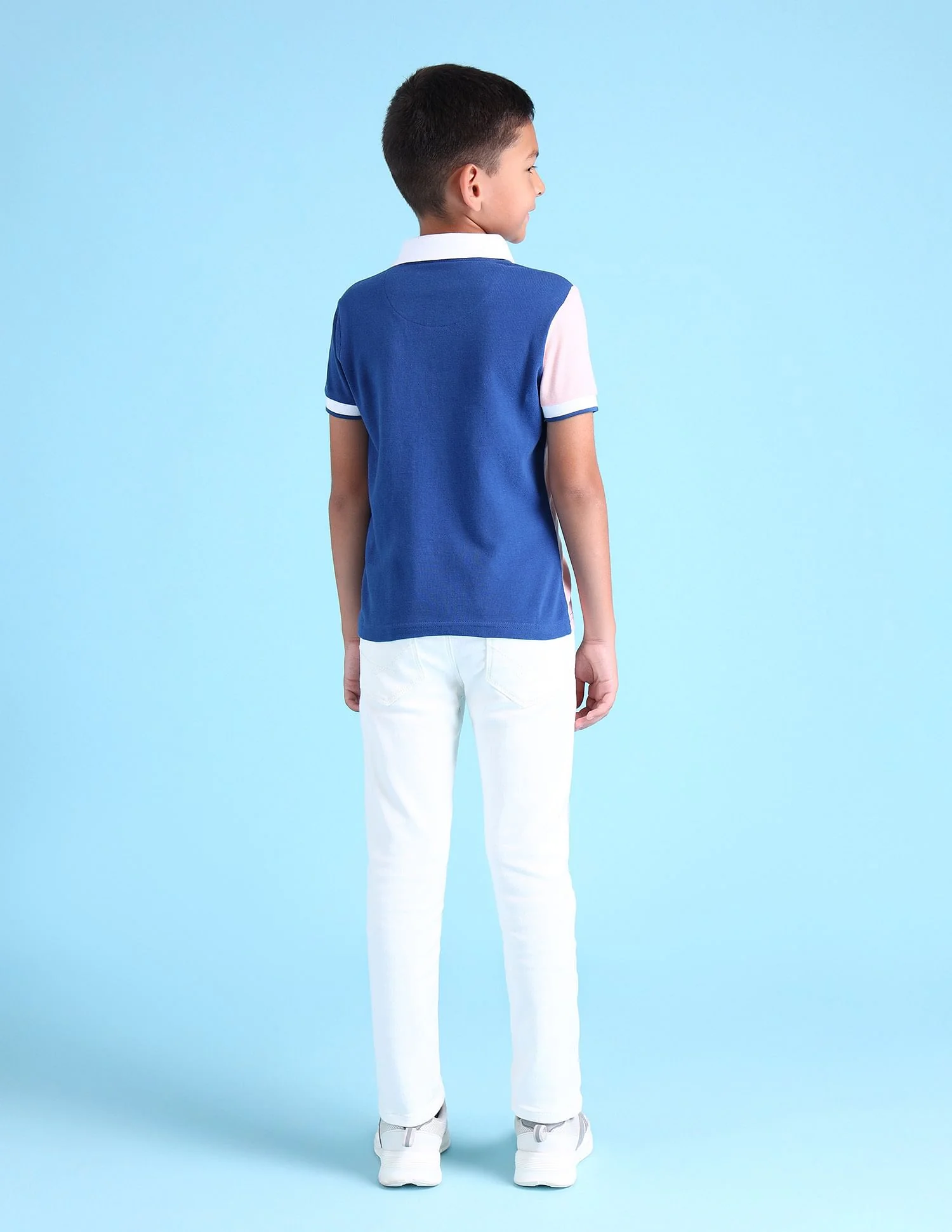 Boys Colourblocked Polo Shirt - Image 4