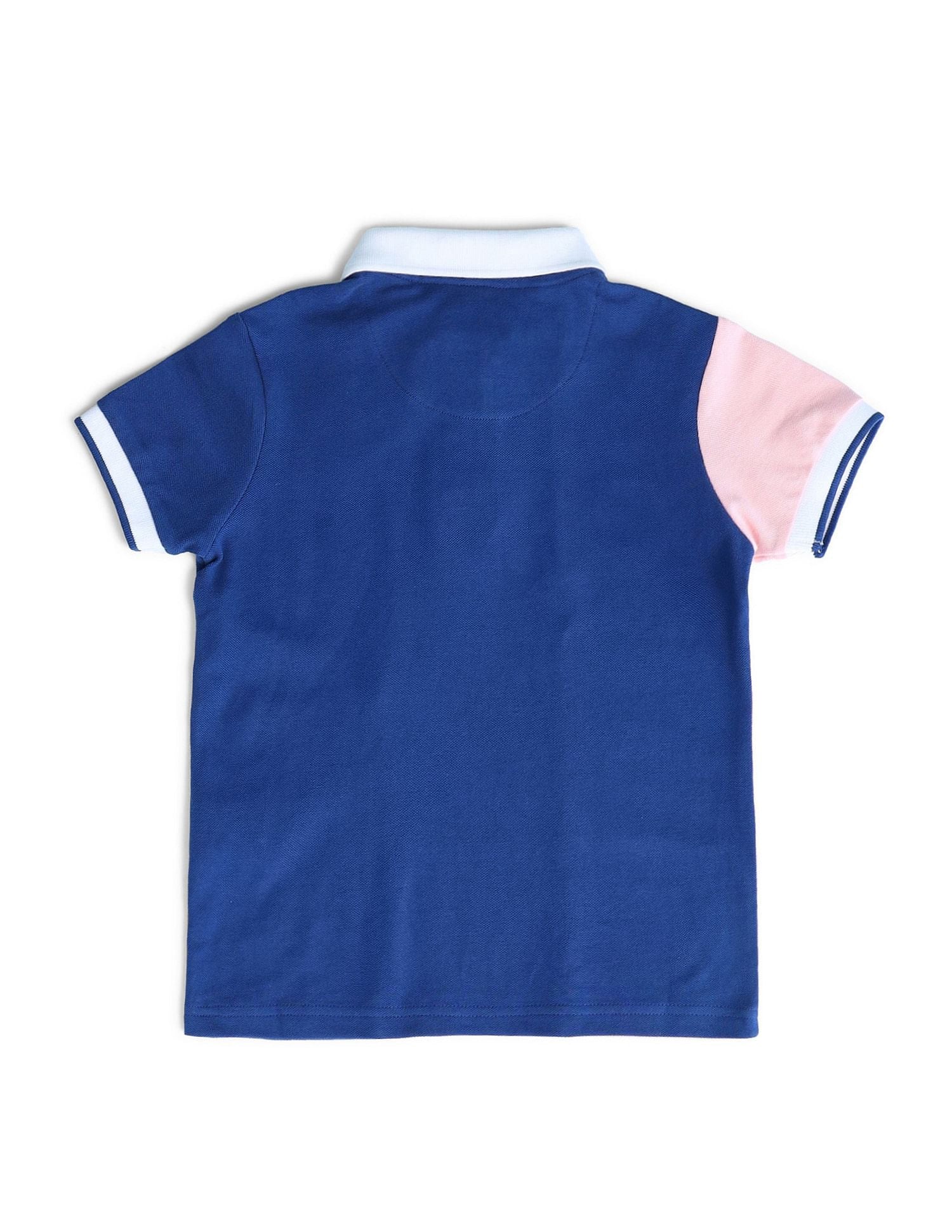 Boys Colourblocked Polo Shirt - Image 6