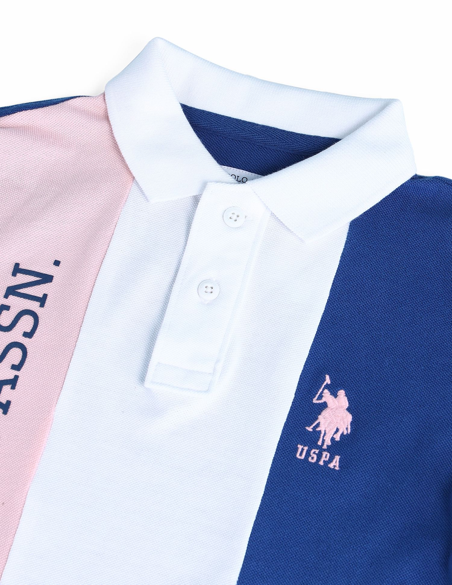 Boys Colourblocked Polo Shirt - Image 7