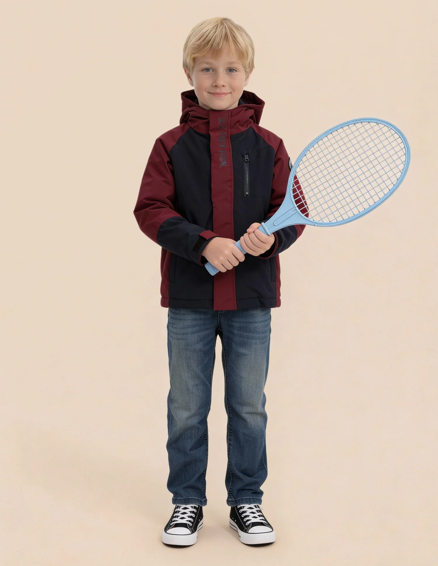 Boys Colourblocked Puffer Jacket