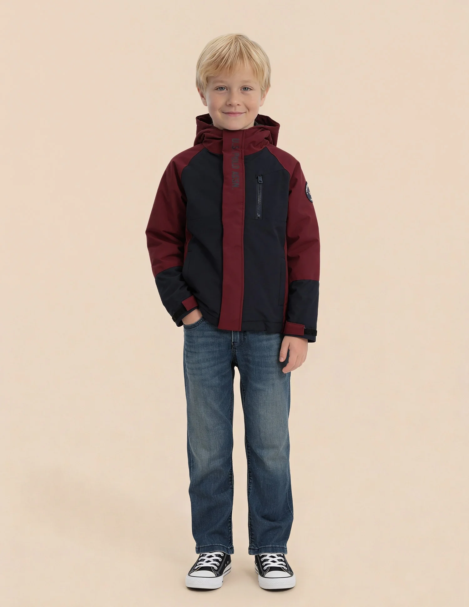 Boys Colourblocked Puffer Jacket - Image 3