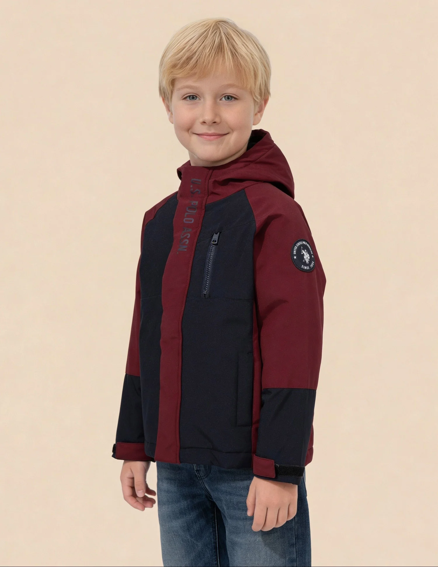 Boys Colourblocked Puffer Jacket - Image 4