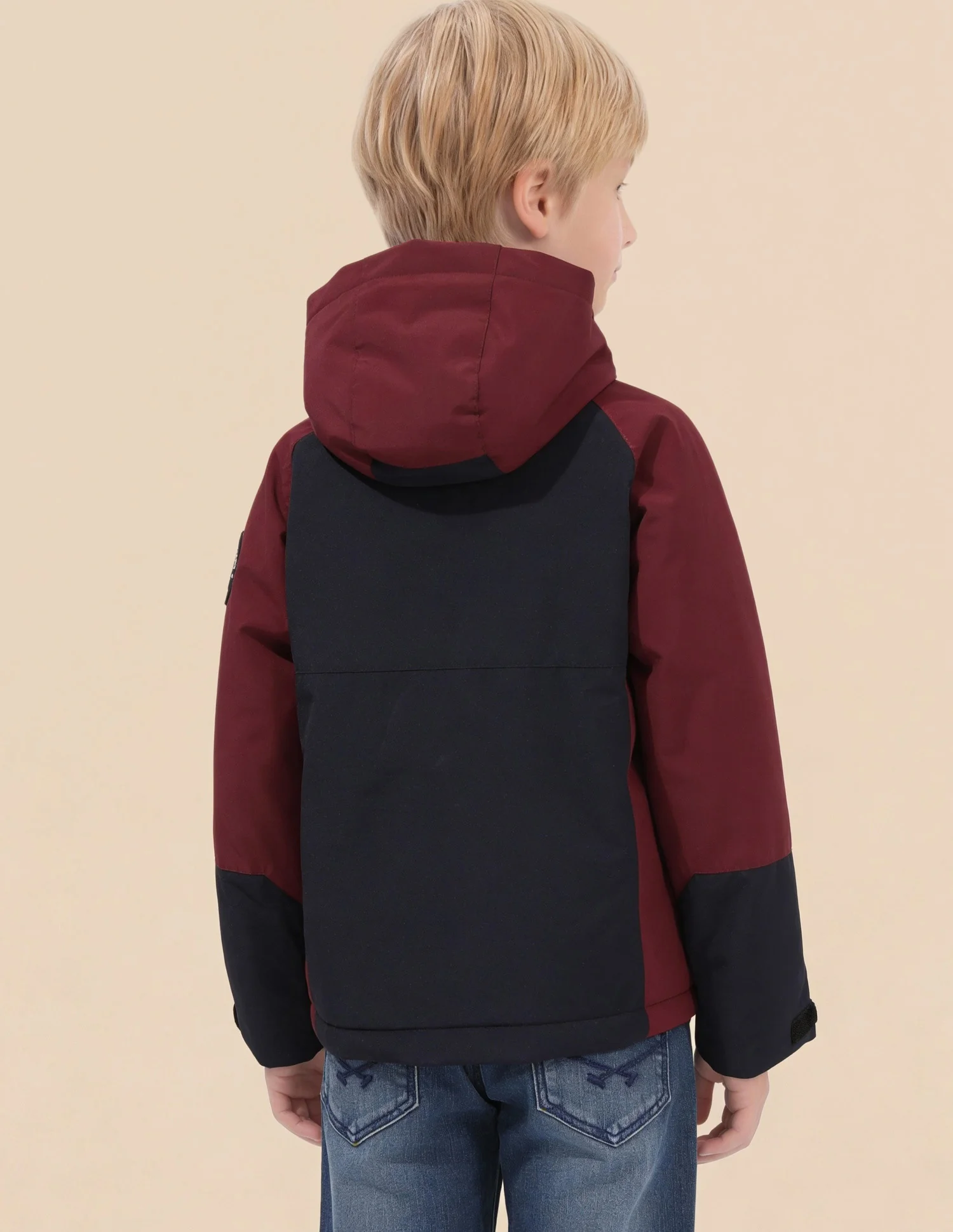 Boys Colourblocked Puffer Jacket - Image 5