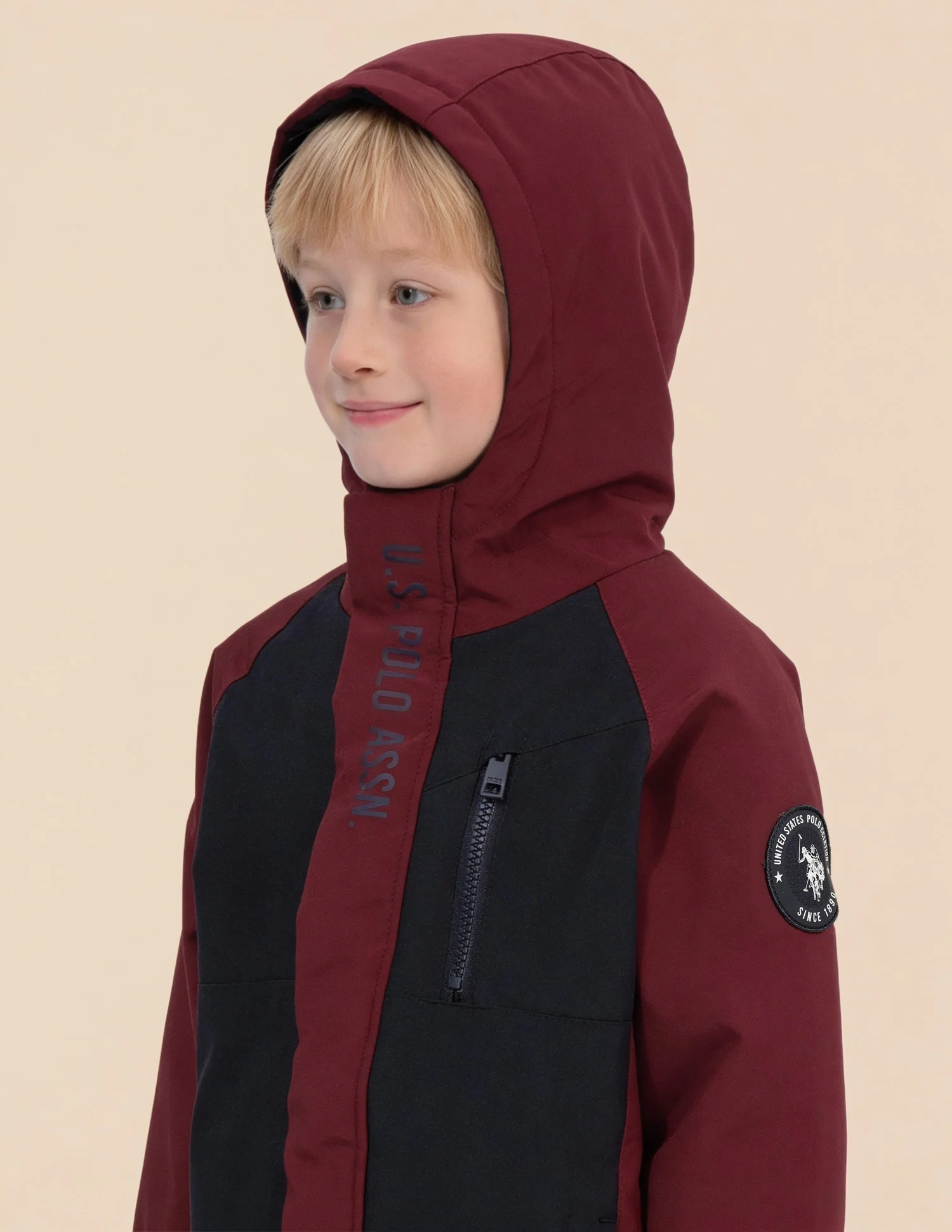 Boys Colourblocked Puffer Jacket - Image 6