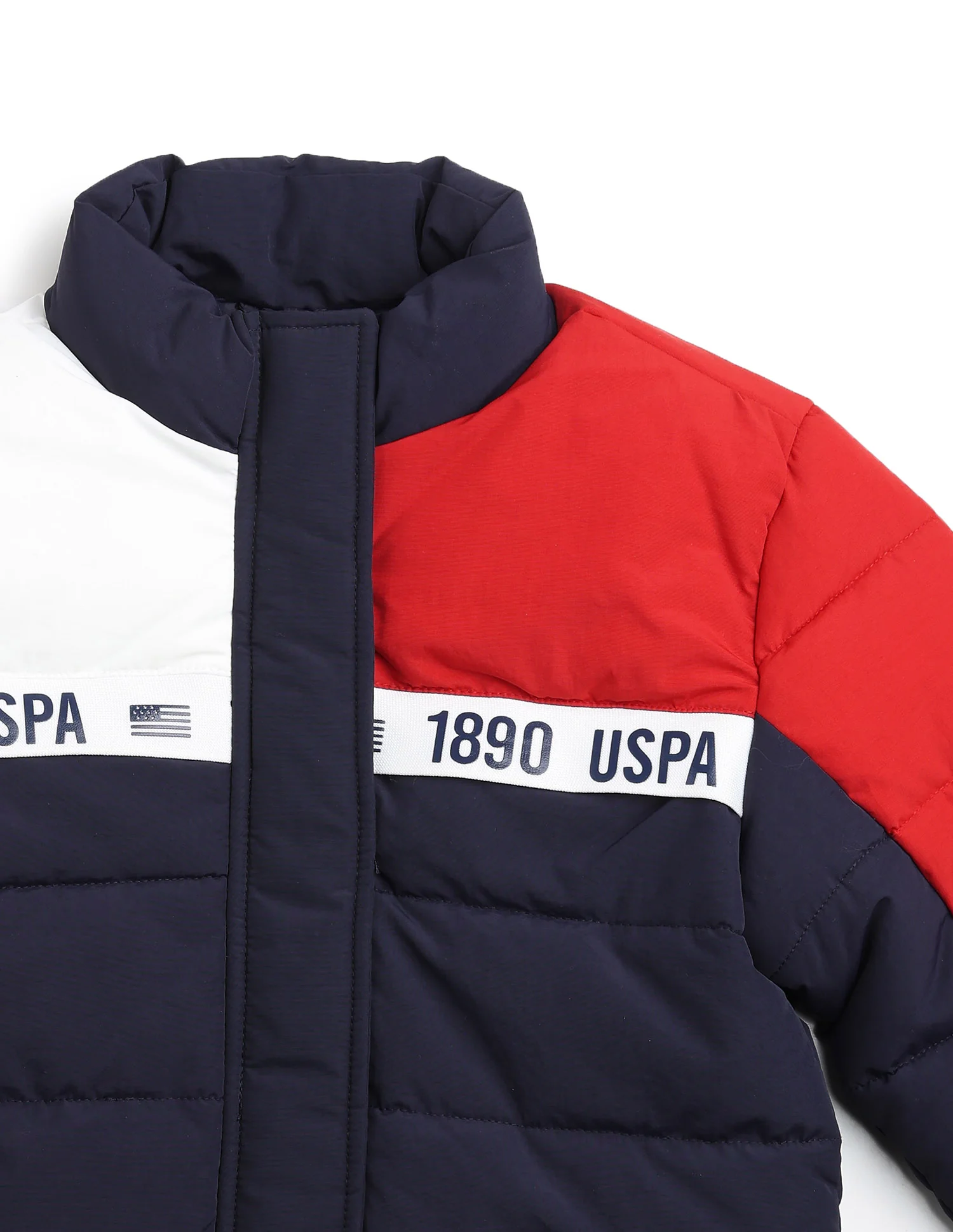 Boys Colourblocked Puffer Jacket - Image 6