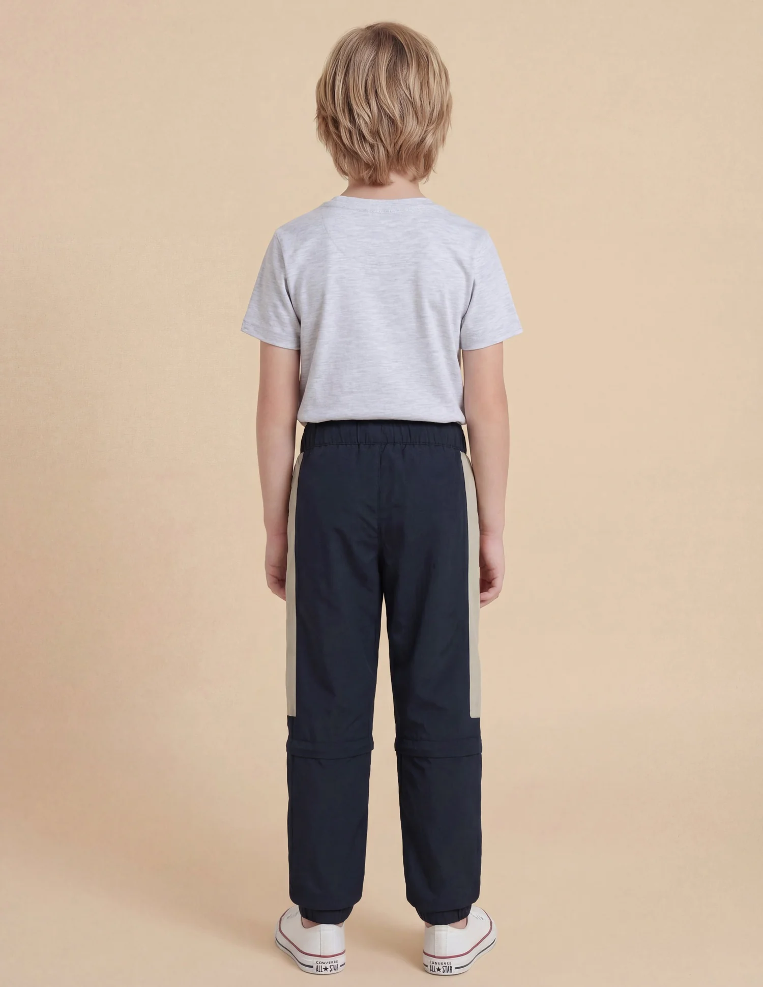 Boys Colourblocked Regular Fit Joggers - Image 4
