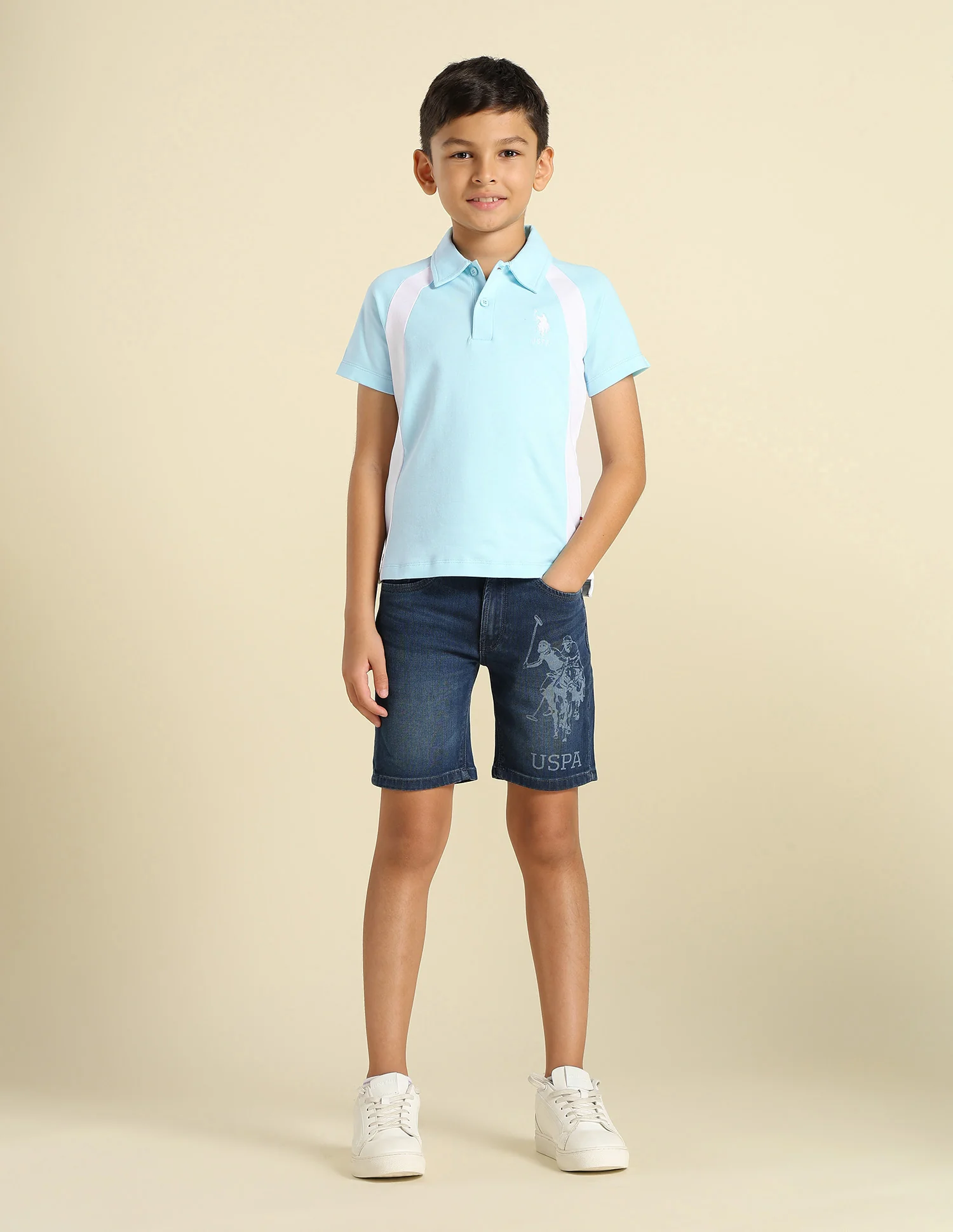 Boys Colourblocked Regular Fit Polo Shirt - Image 3