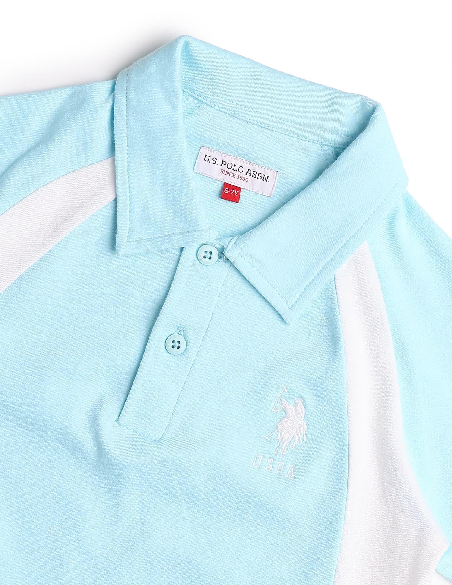 Boys Colourblocked Regular Fit Polo Shirt - Image 8
