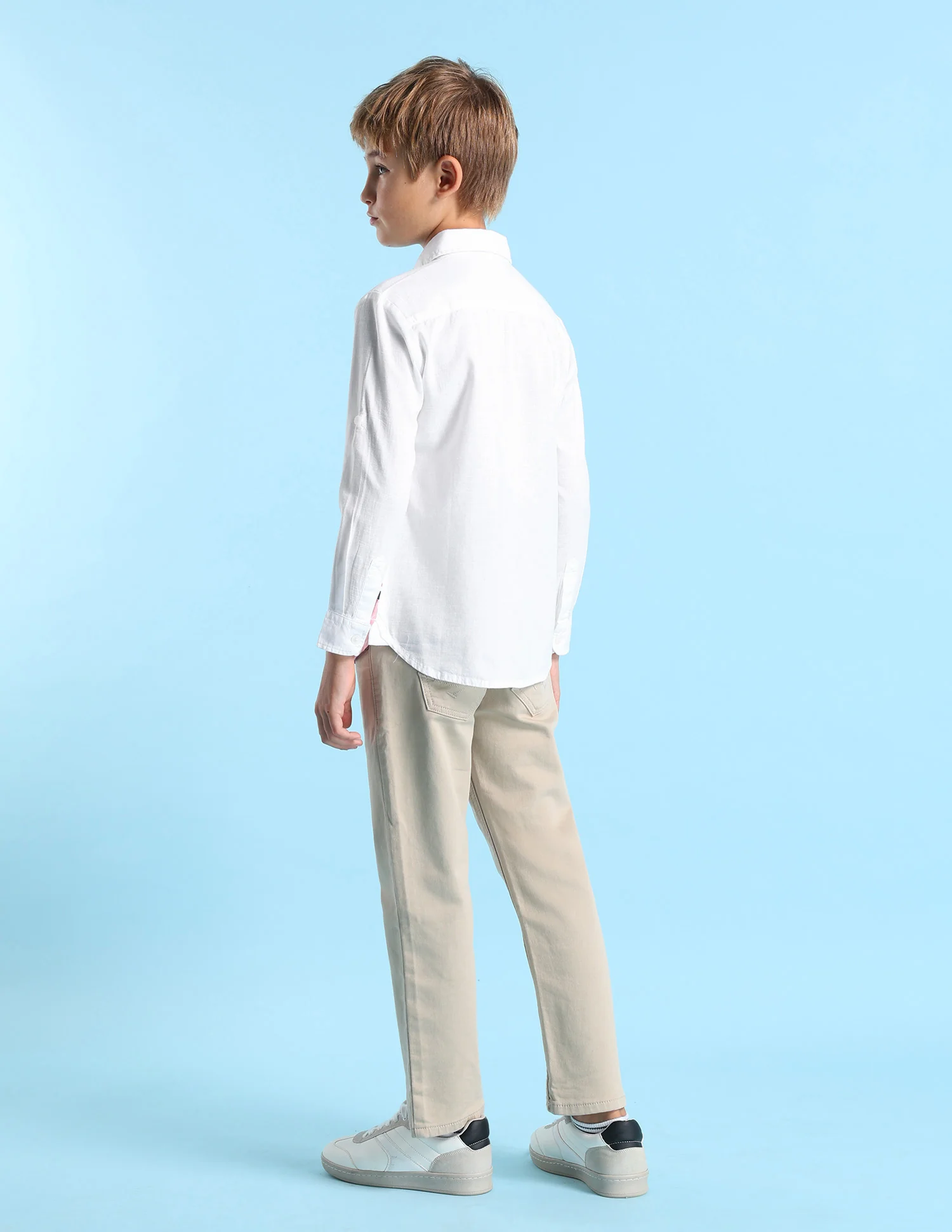 Boys Colourblocked Regular Fit Shirt - Image 4