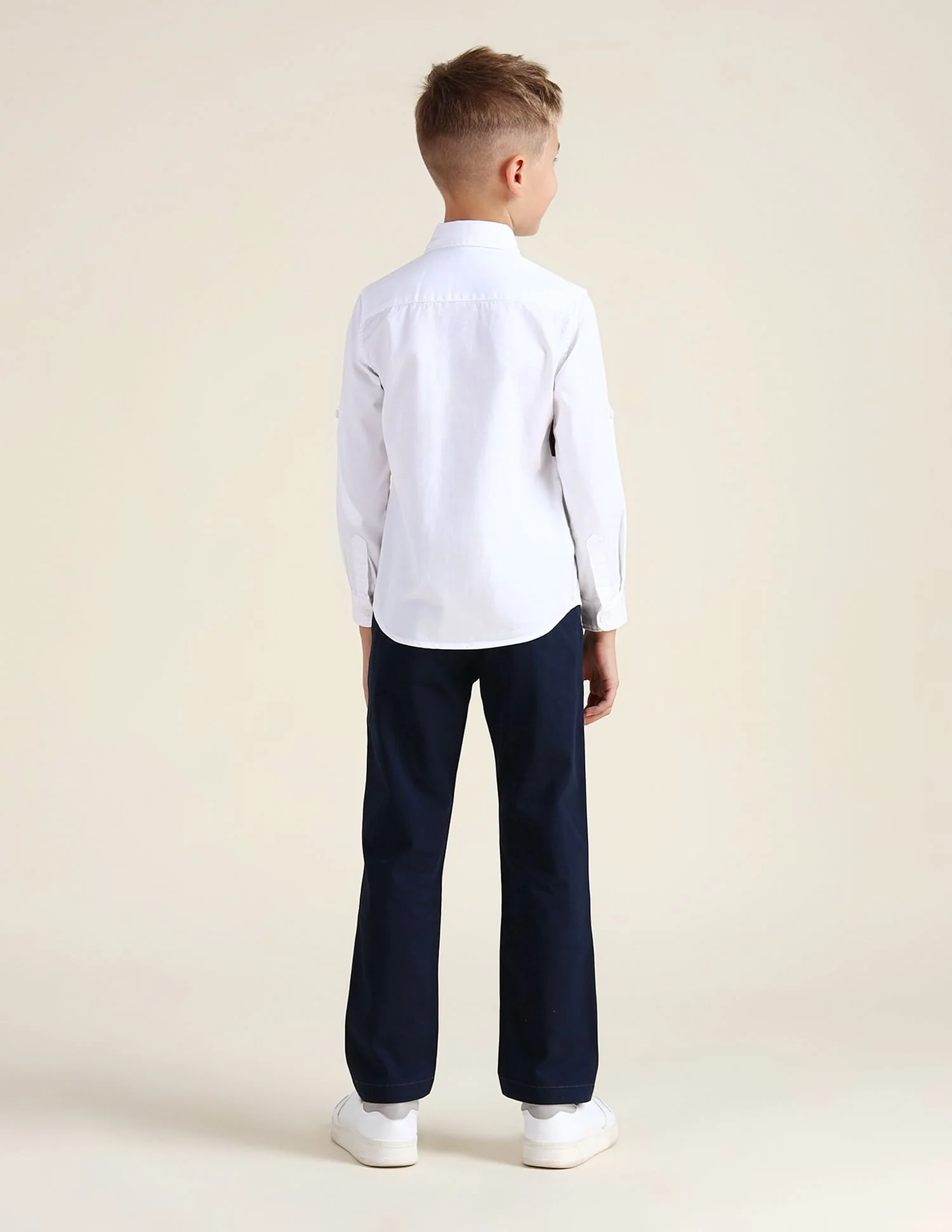 Boys Colourblocked Regular Fit Shirt - Image 4