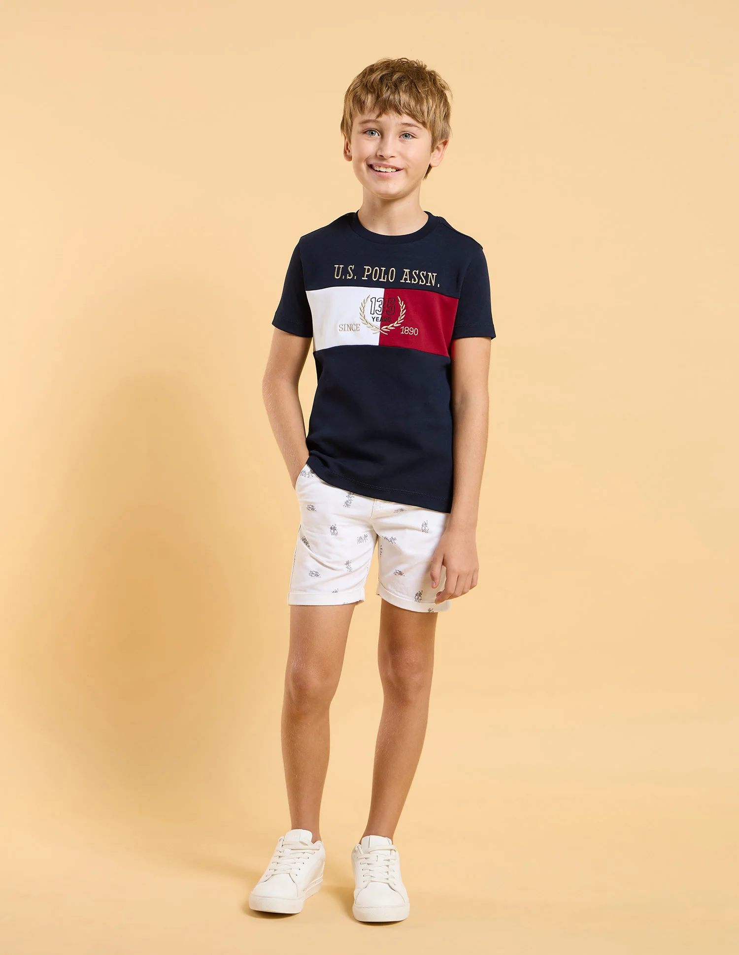 Boys Colourblocked Regular Fit T-Shirt - Image 3