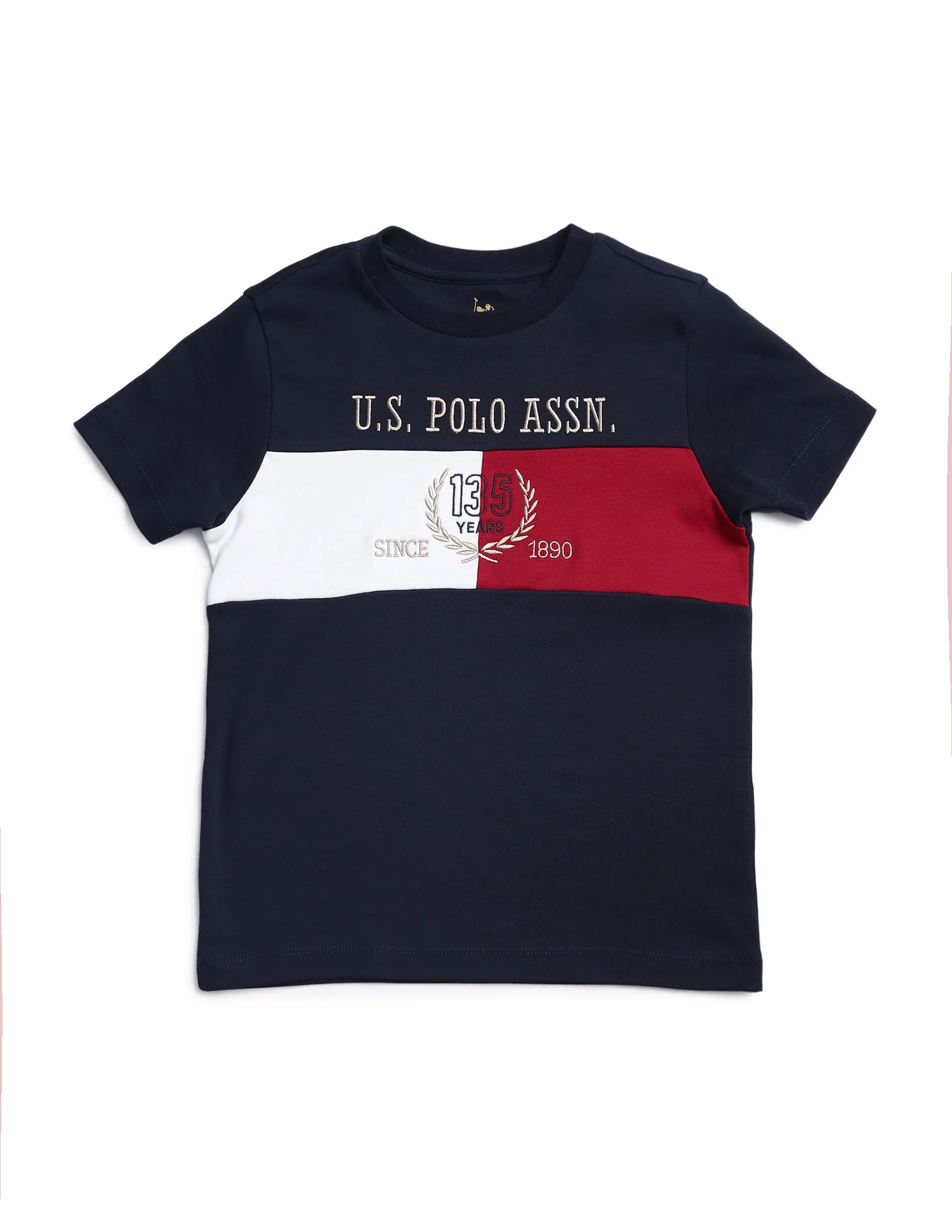 Boys Colourblocked Regular Fit T-Shirt - Image 5