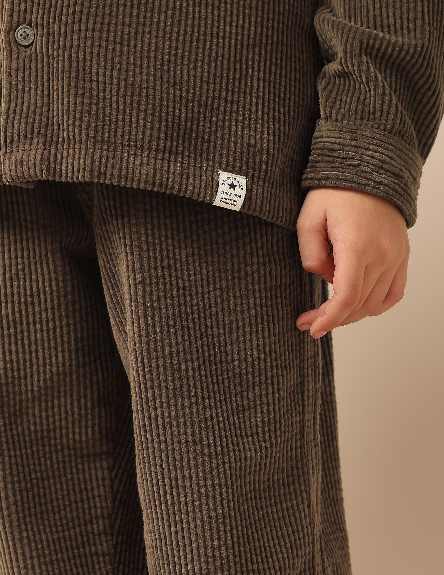 Boys Corduroy Regular Fit Shacket - Image 11