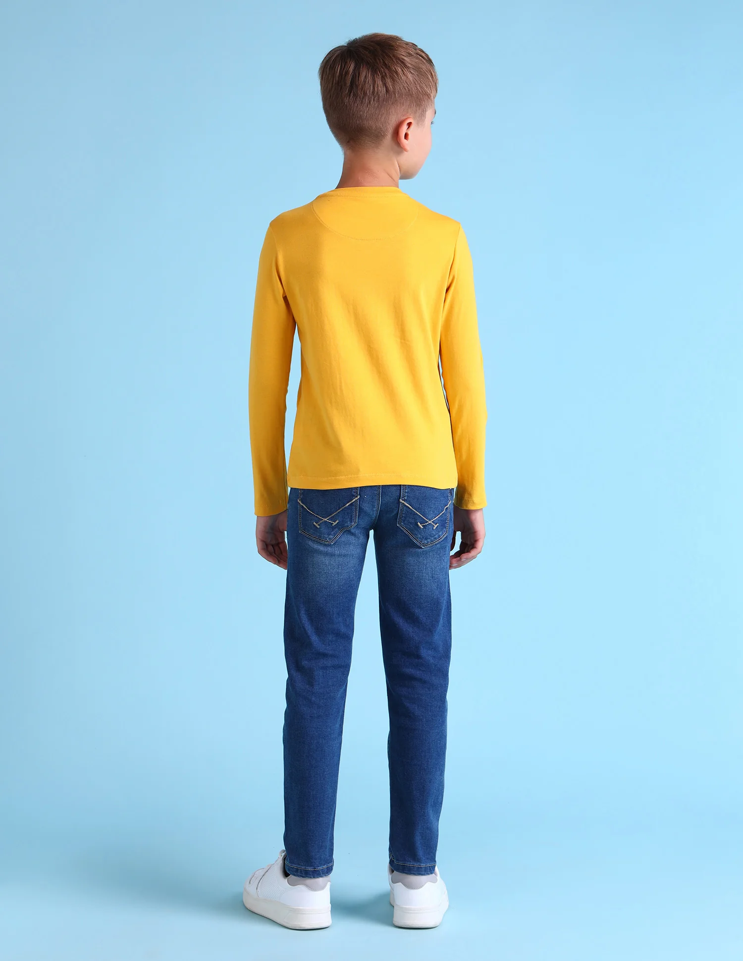 Boys Cotton Regular Fit T-Shirt - Image 4