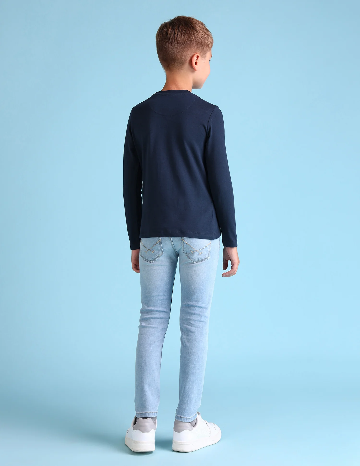 Boys Cotton Regular Fit T-Shirt - Image 4