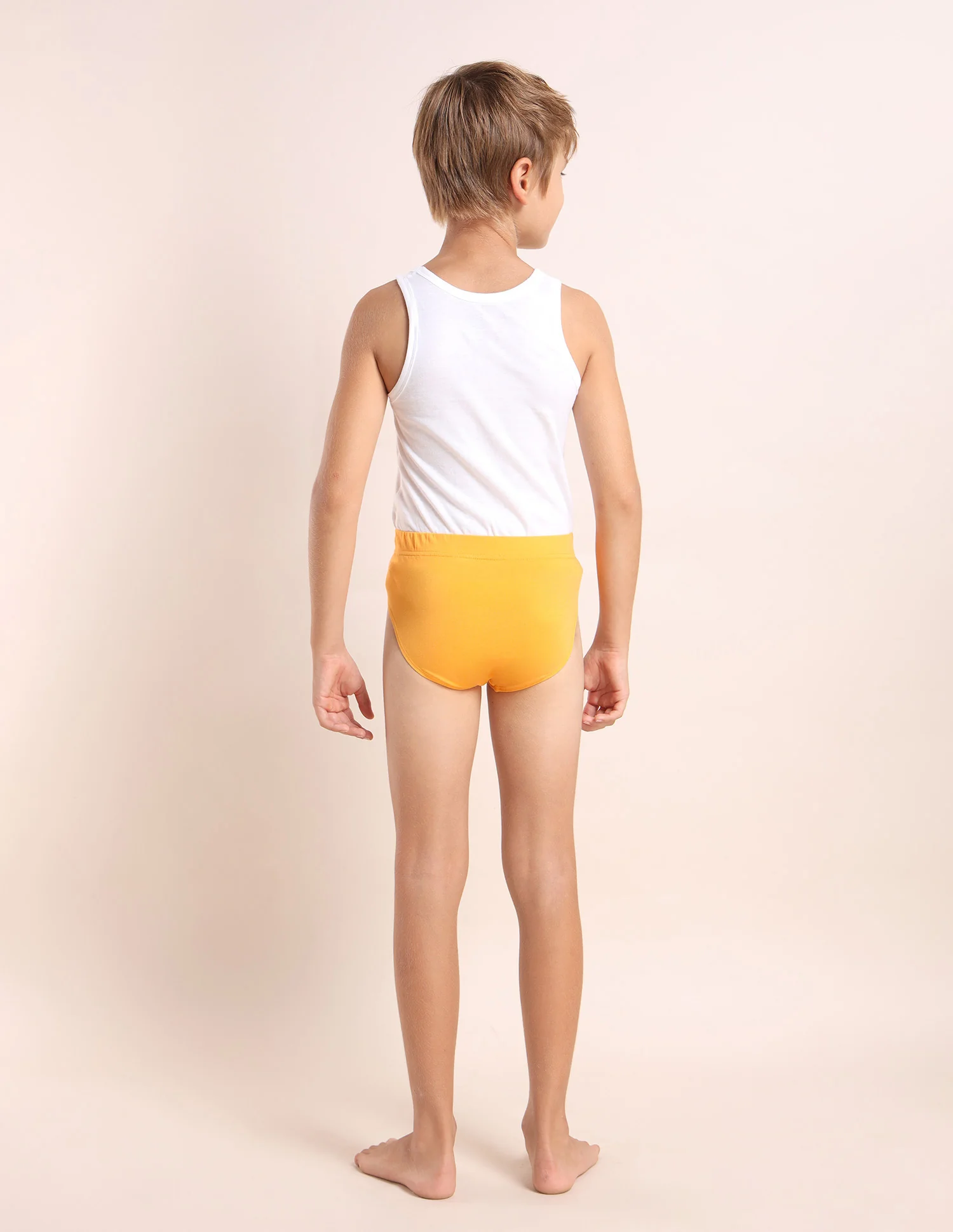 Boys Cotton Spandex Solid Briefs - Pack Of 3 - Image 10