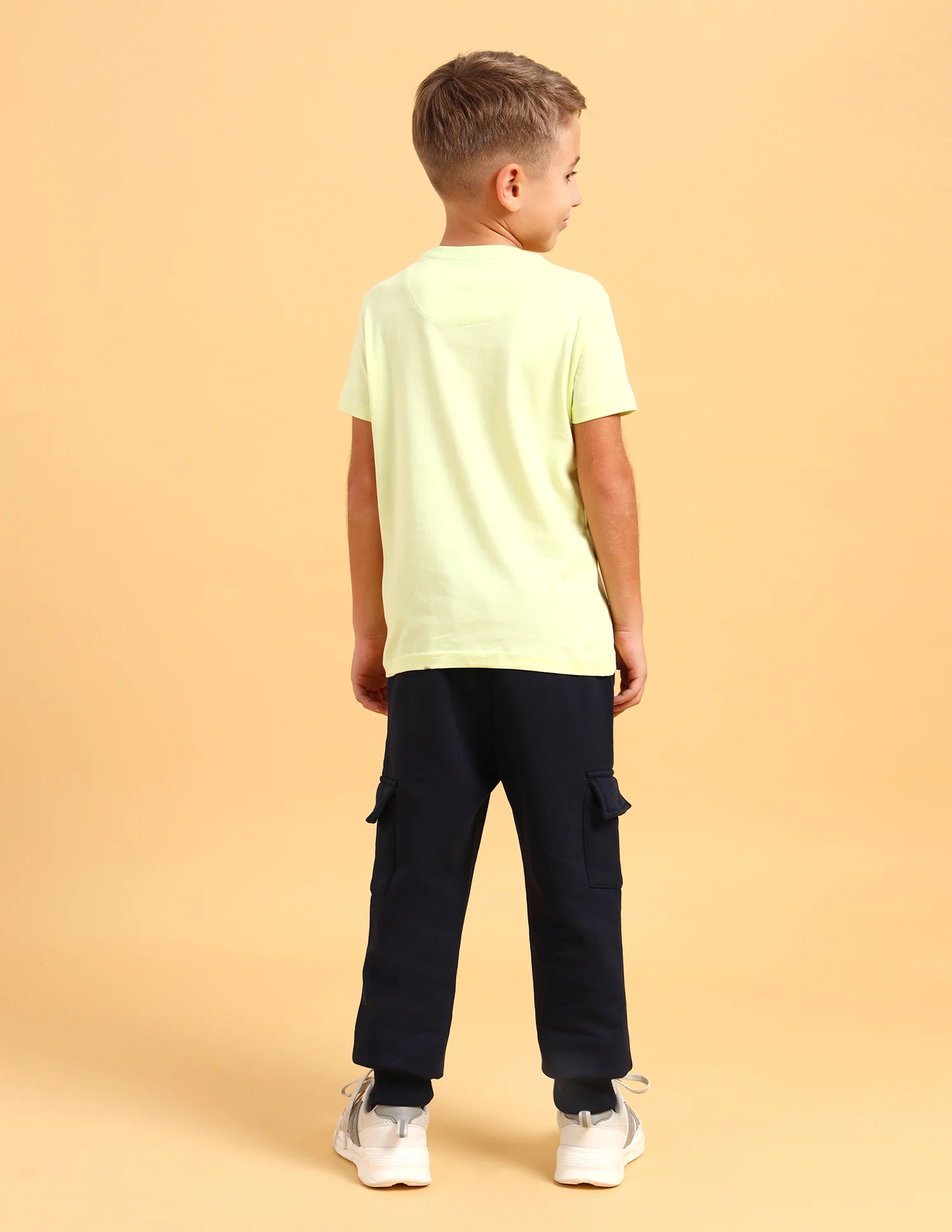 Boys Crew Neck Brand Printed T-Shirt - Image 4