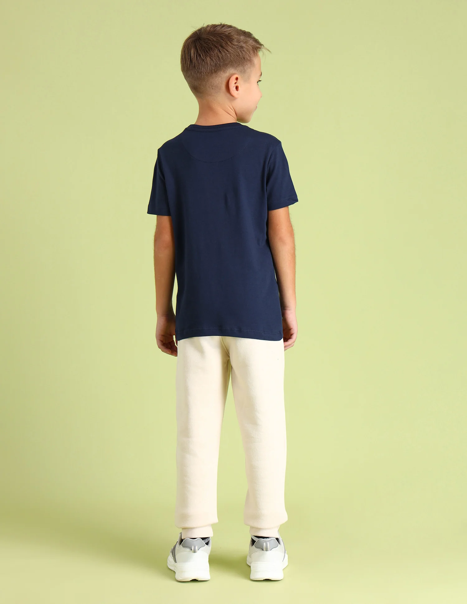 Boys Crew Neck Brand Printed T-Shirt - Image 4