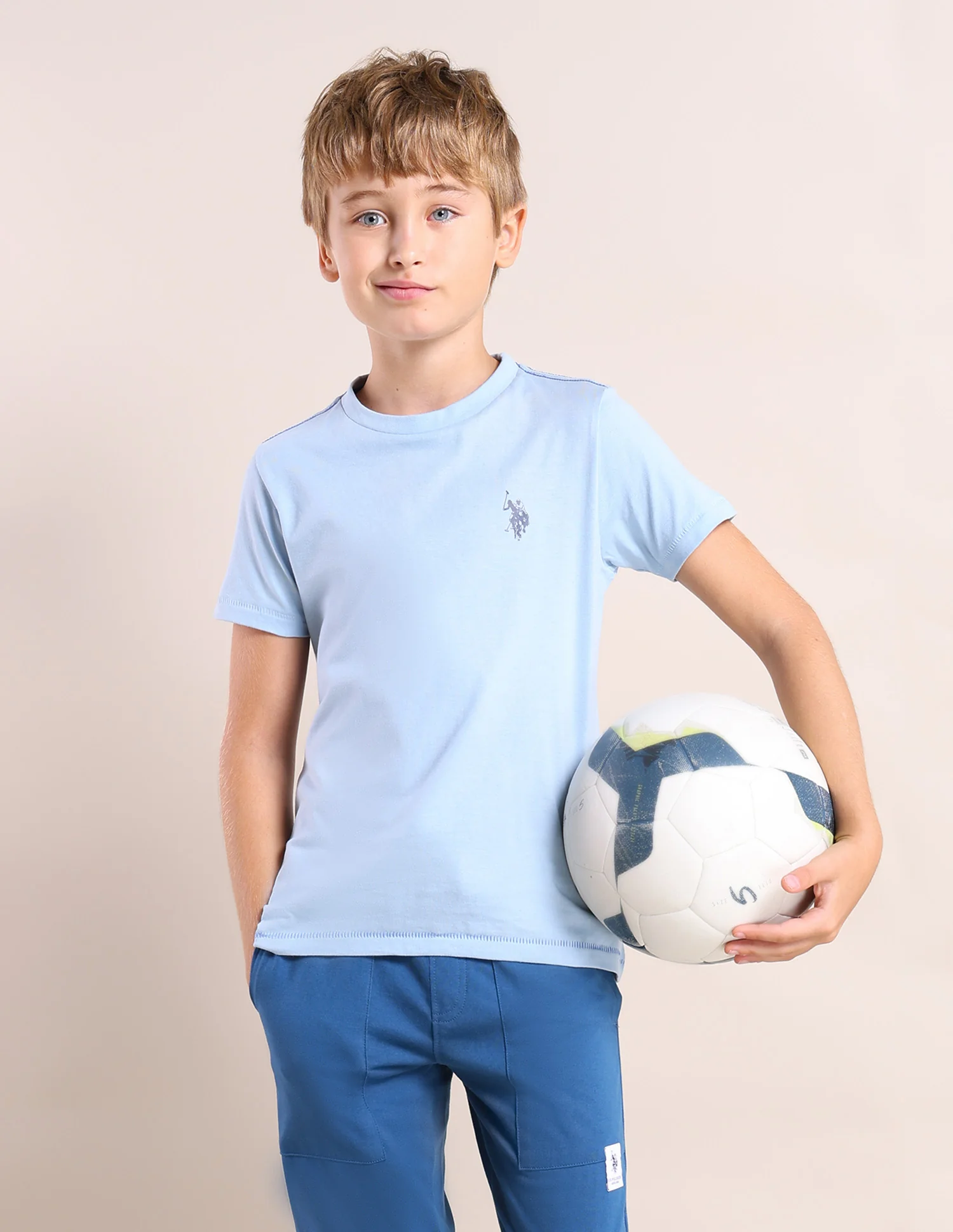 Boys Comfort Fit Solid T-Shirt - Pack Of 2 - Image 3