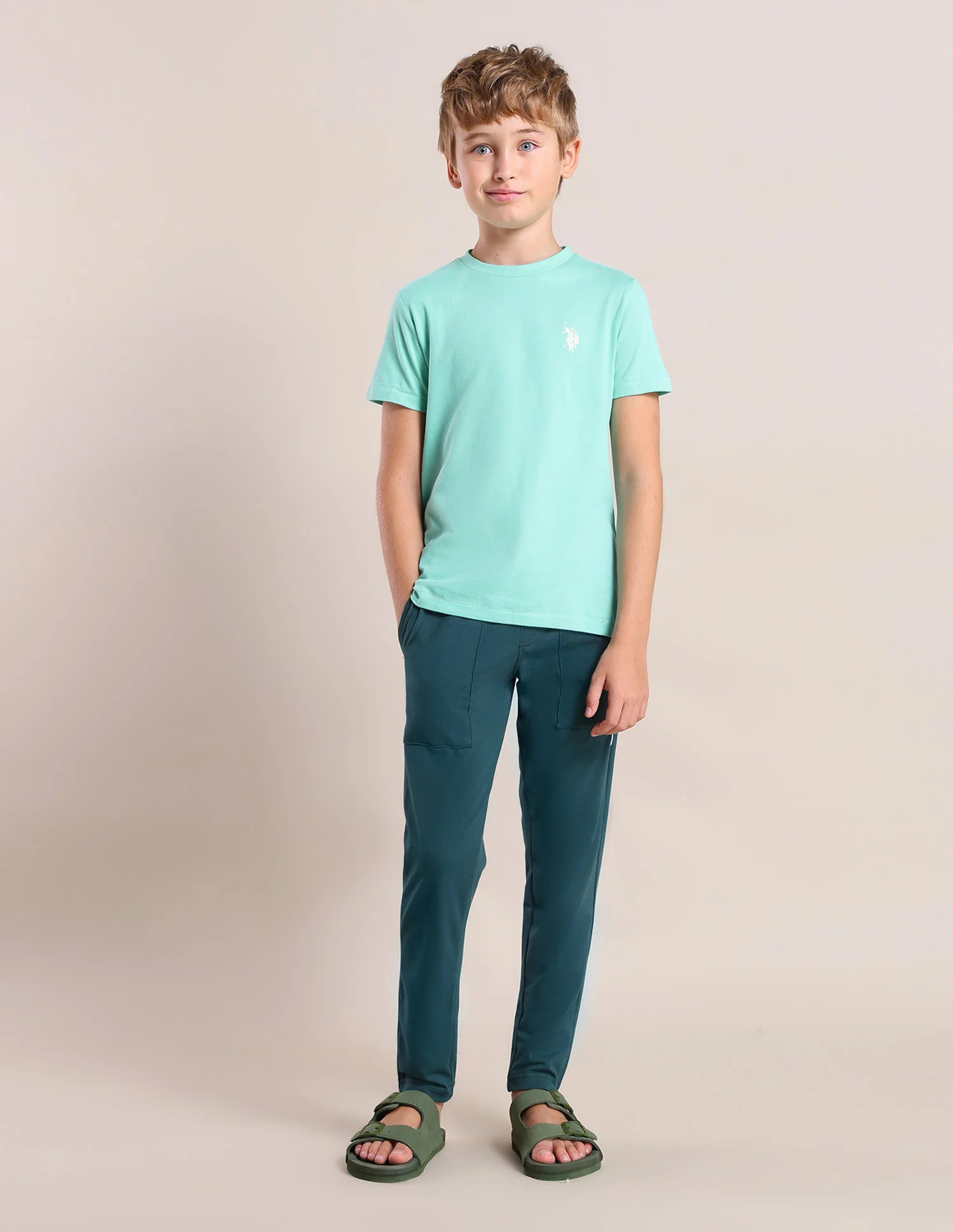 Boys Comfort Fit Solid T-Shirt - Pack Of 2 - Image 4