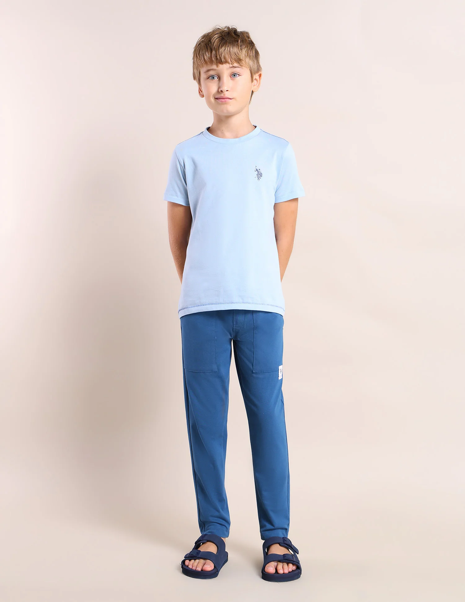 Boys Comfort Fit Solid T-Shirt - Pack Of 2 - Image 6