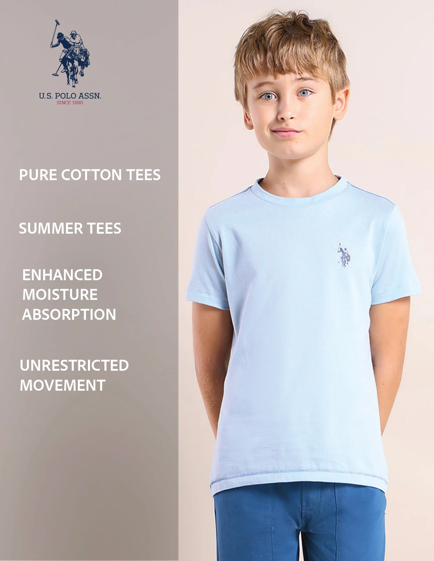 Boys Comfort Fit Solid T-Shirt - Pack Of 2 - Image 9