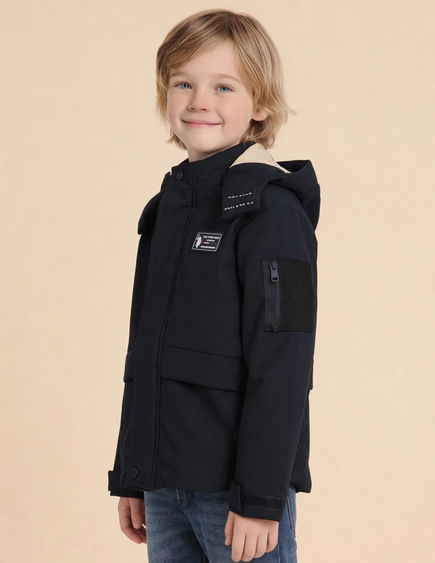 Boys Detachable Puffer Jacket - Image 4