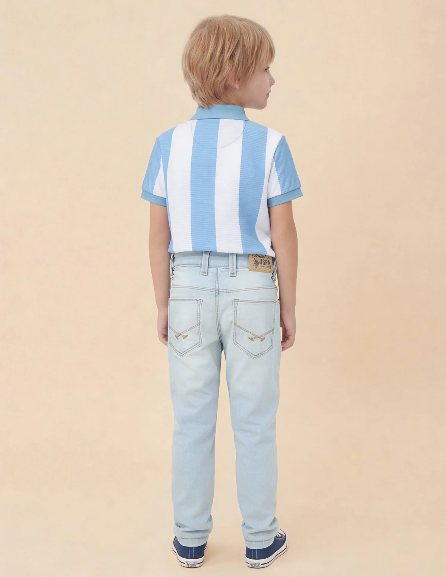 Boys Distressed Slim Fit Jeans - Image 4