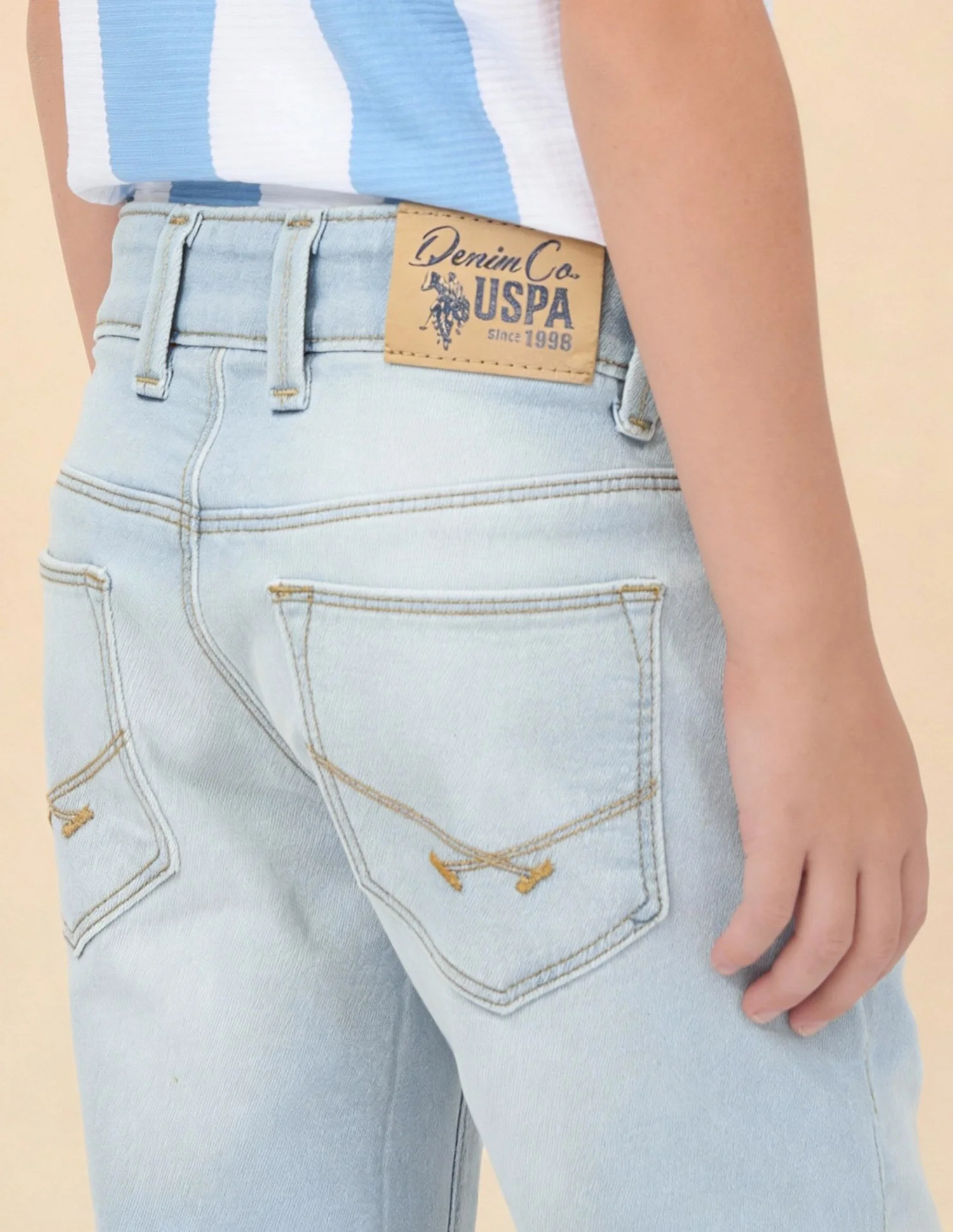 Boys Distressed Slim Fit Jeans - Image 5