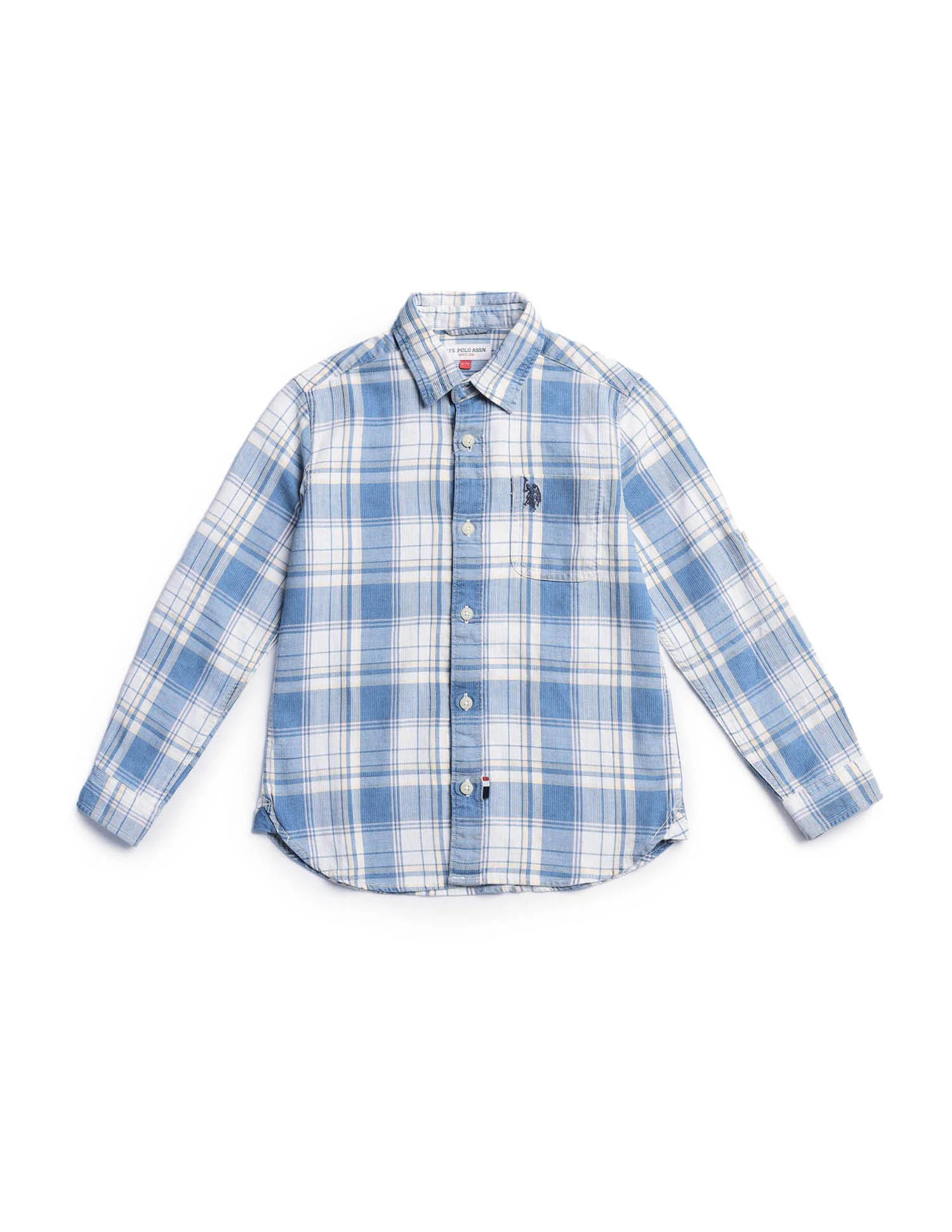 Boys Dobby All Over Printed Shirt - Image 5