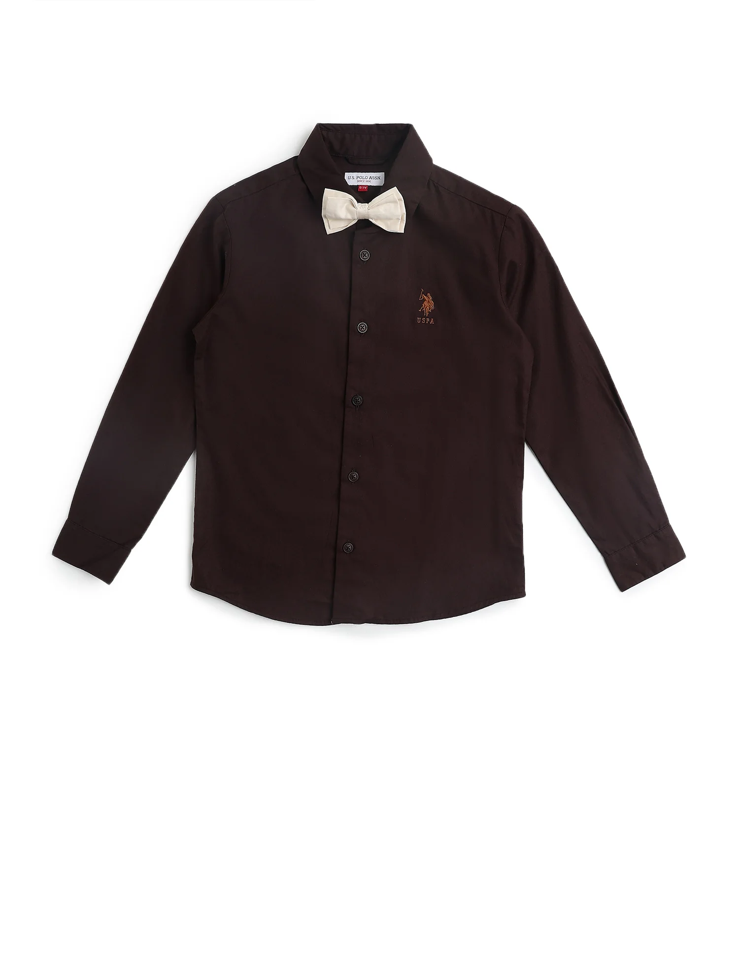 Boys Dobby Regular Fit Shirt - Image 8