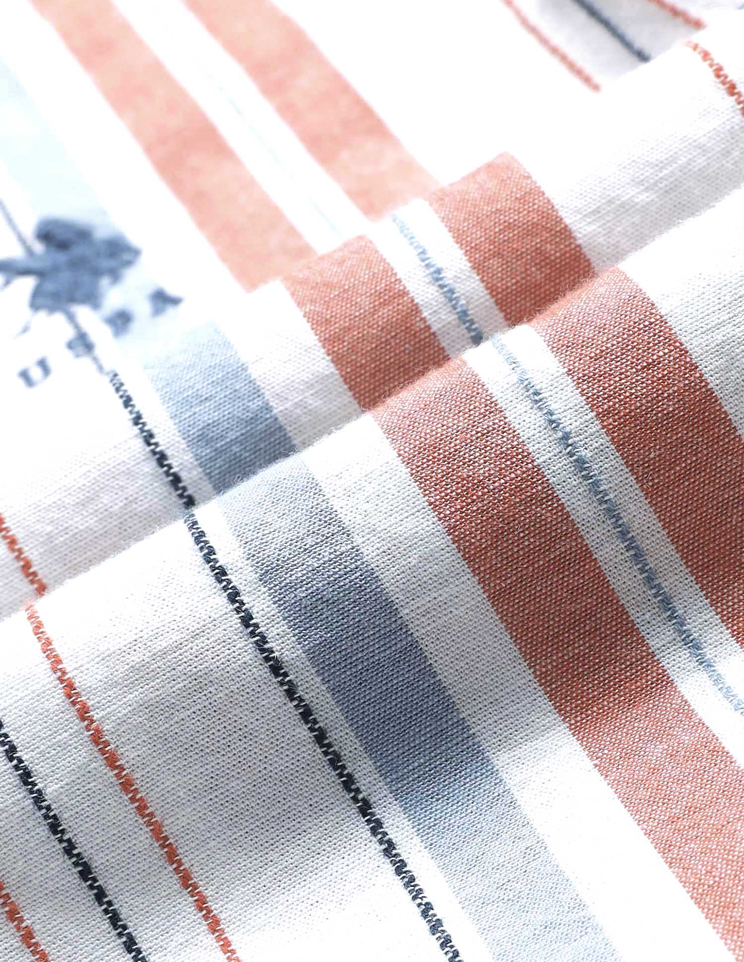 Boys Dobby Vertical Striped Shirt - Image 2