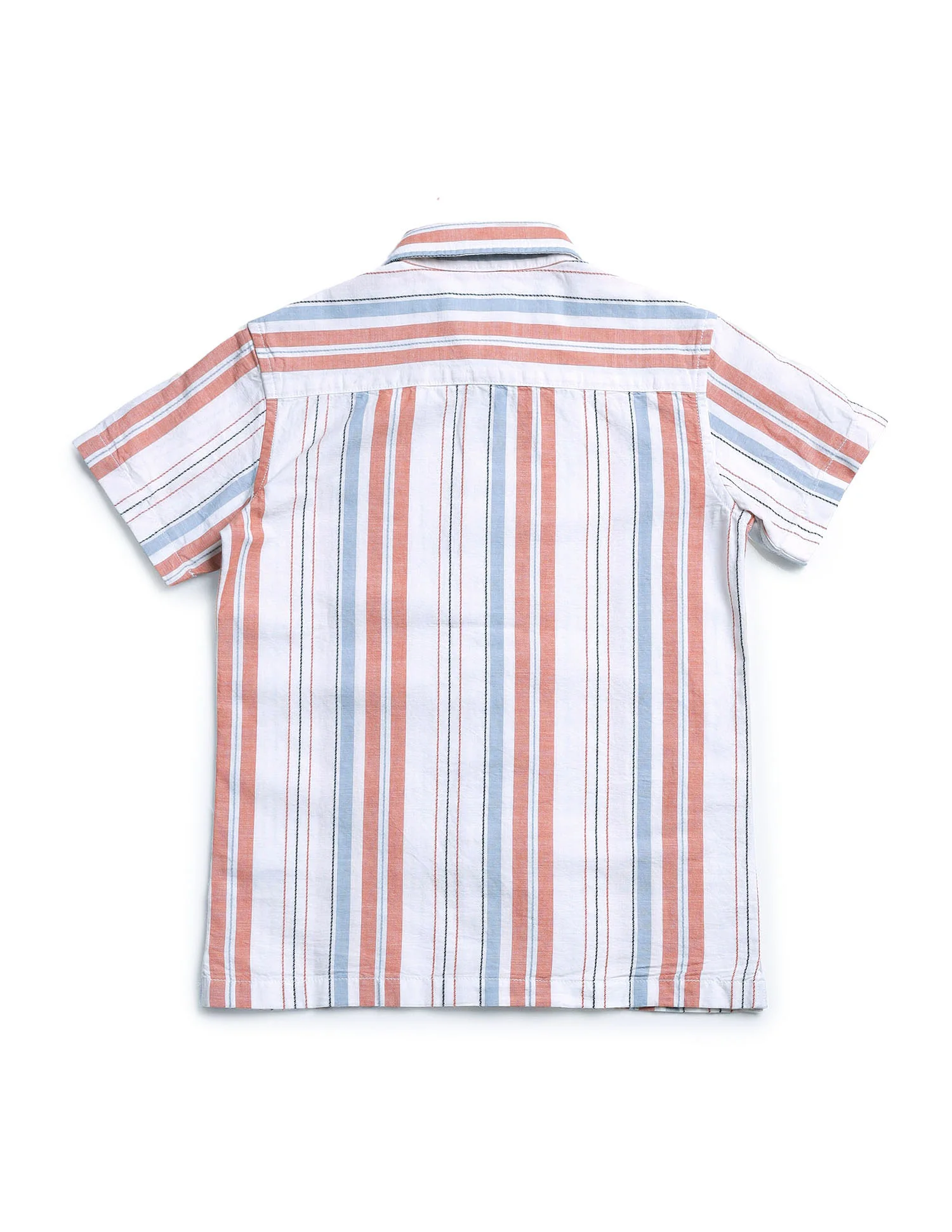 Boys Dobby Vertical Striped Shirt - Image 6