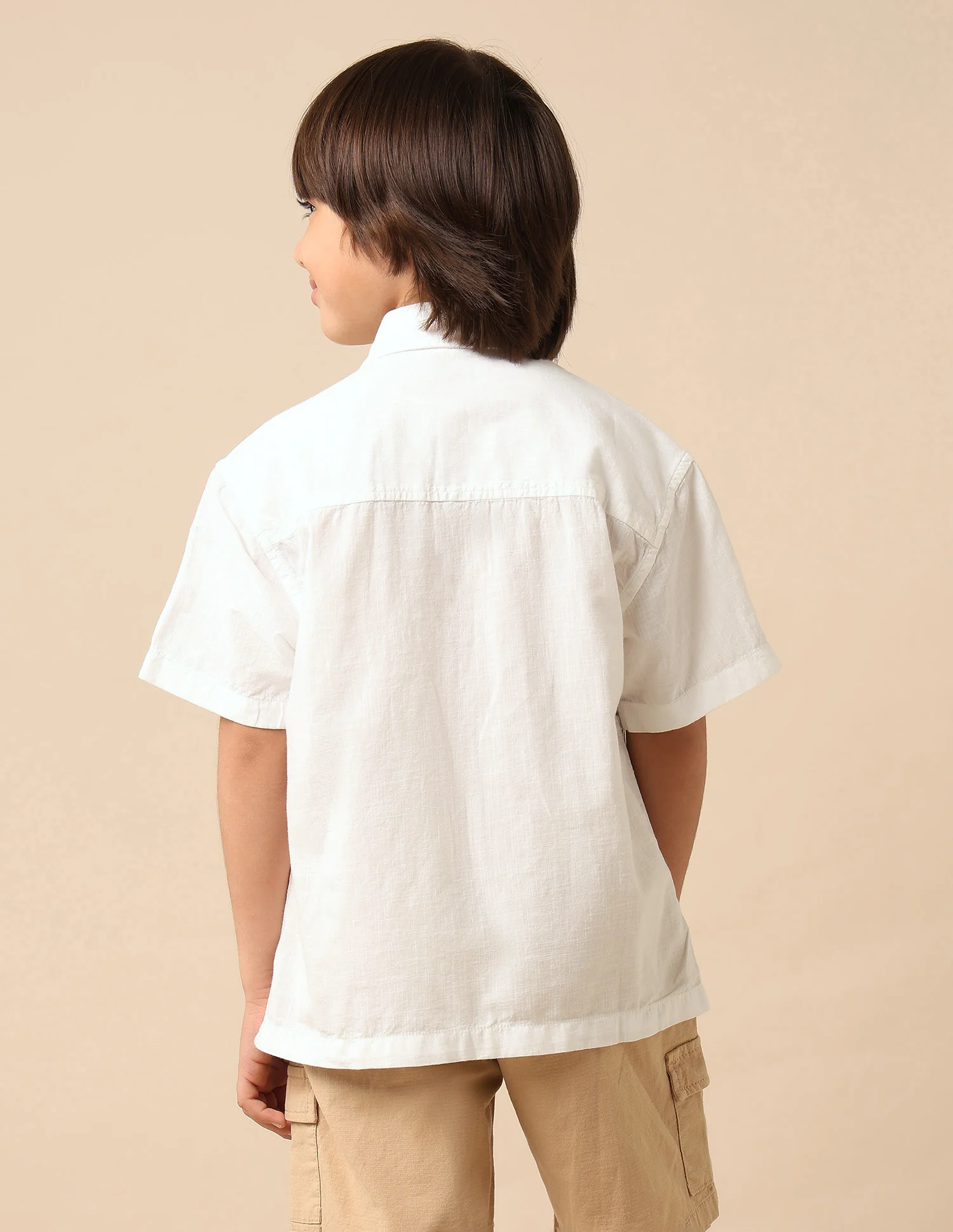 Boys Embroidered Pure Cotton Shirt - Image 5