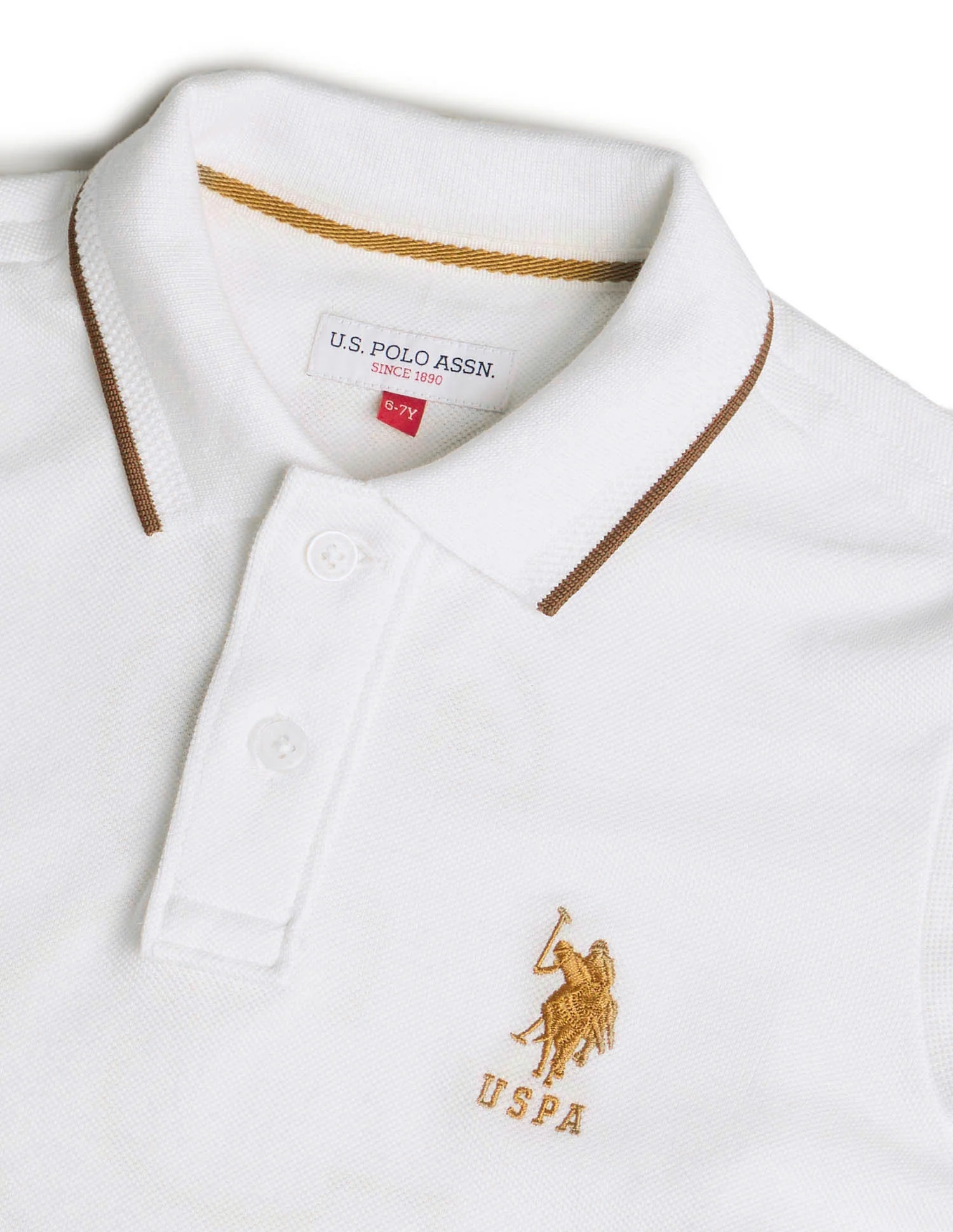 Boys Embroidered Regular Fit Polo Shirt - Image 8